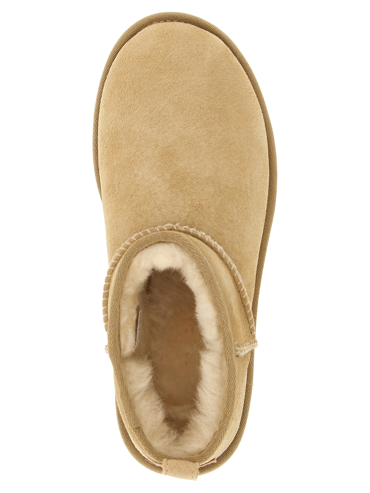 Ugg 'Classic Ultra Mini' Beige Ankle Boots