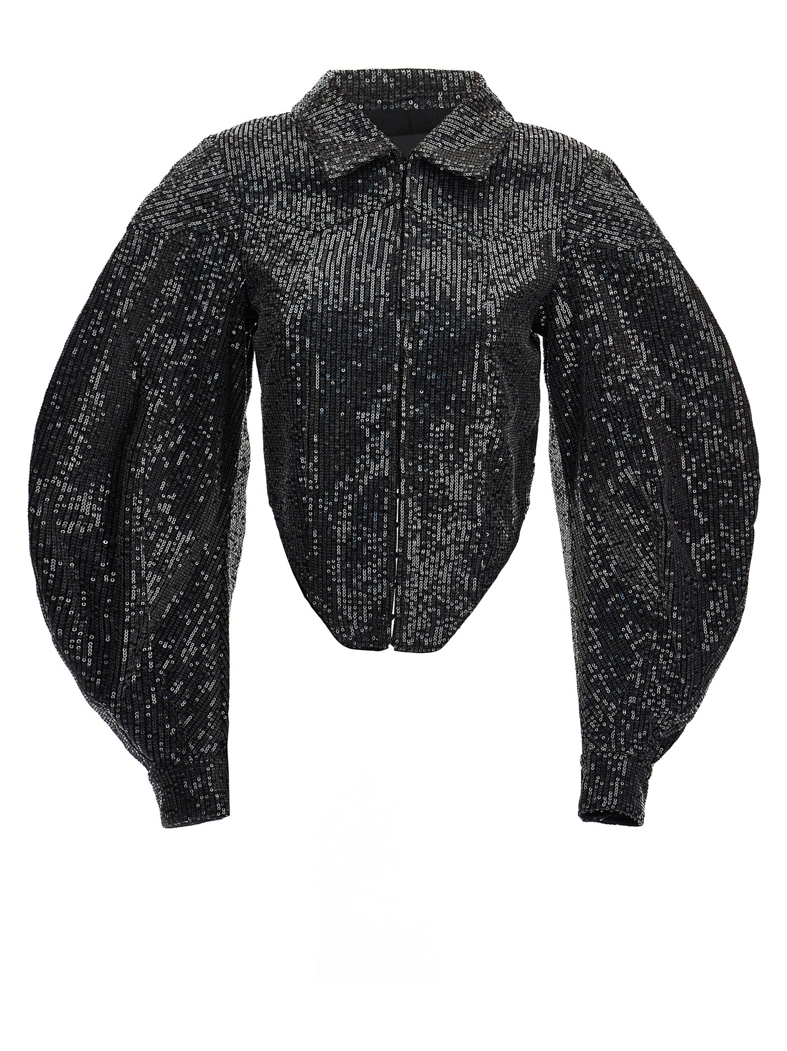 Rotate Birger Christensen Sequin Cropped Jacket