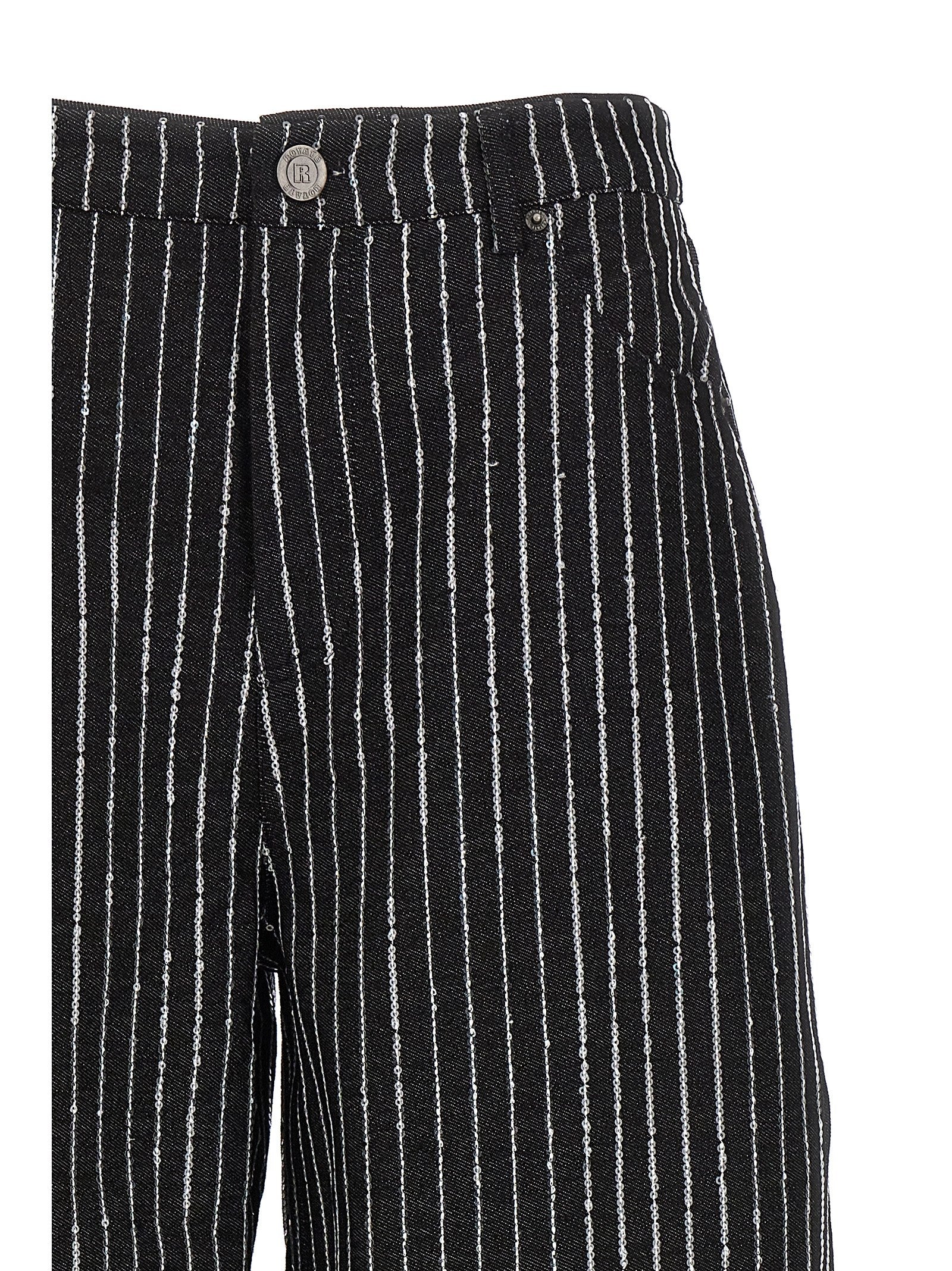 Rotate Birger Christensen Sequin Pinstripe Jeans