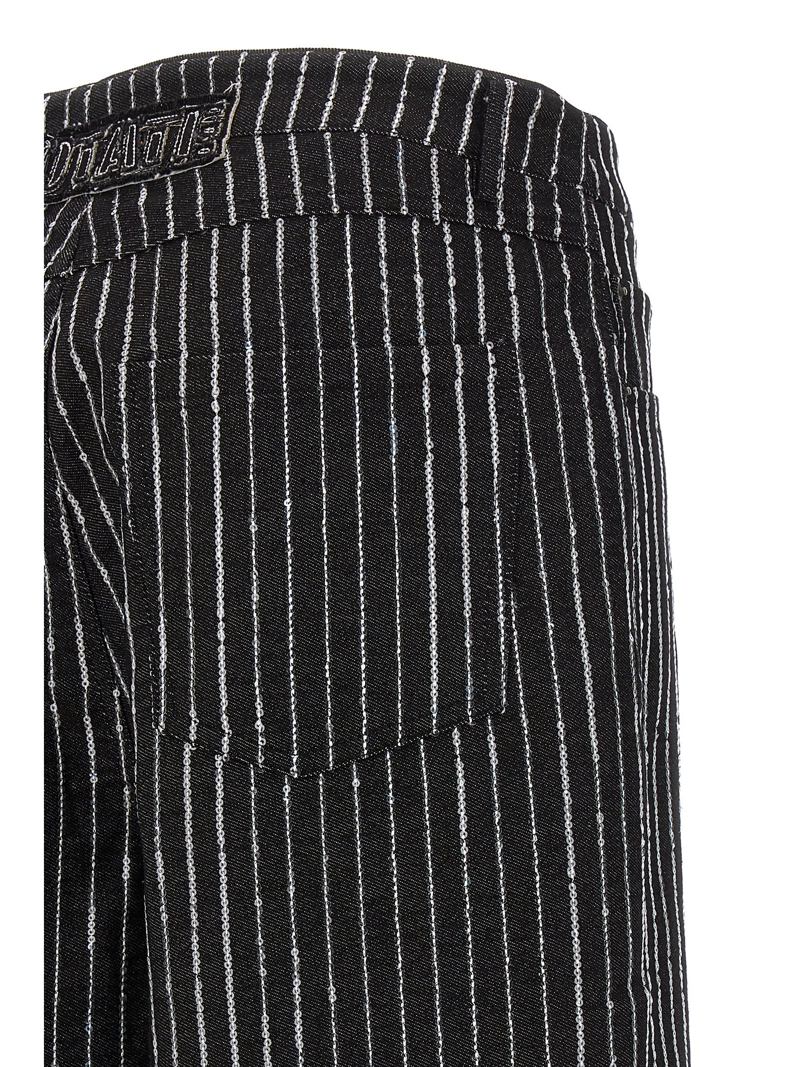 Rotate Birger Christensen Sequin Pinstripe Jeans