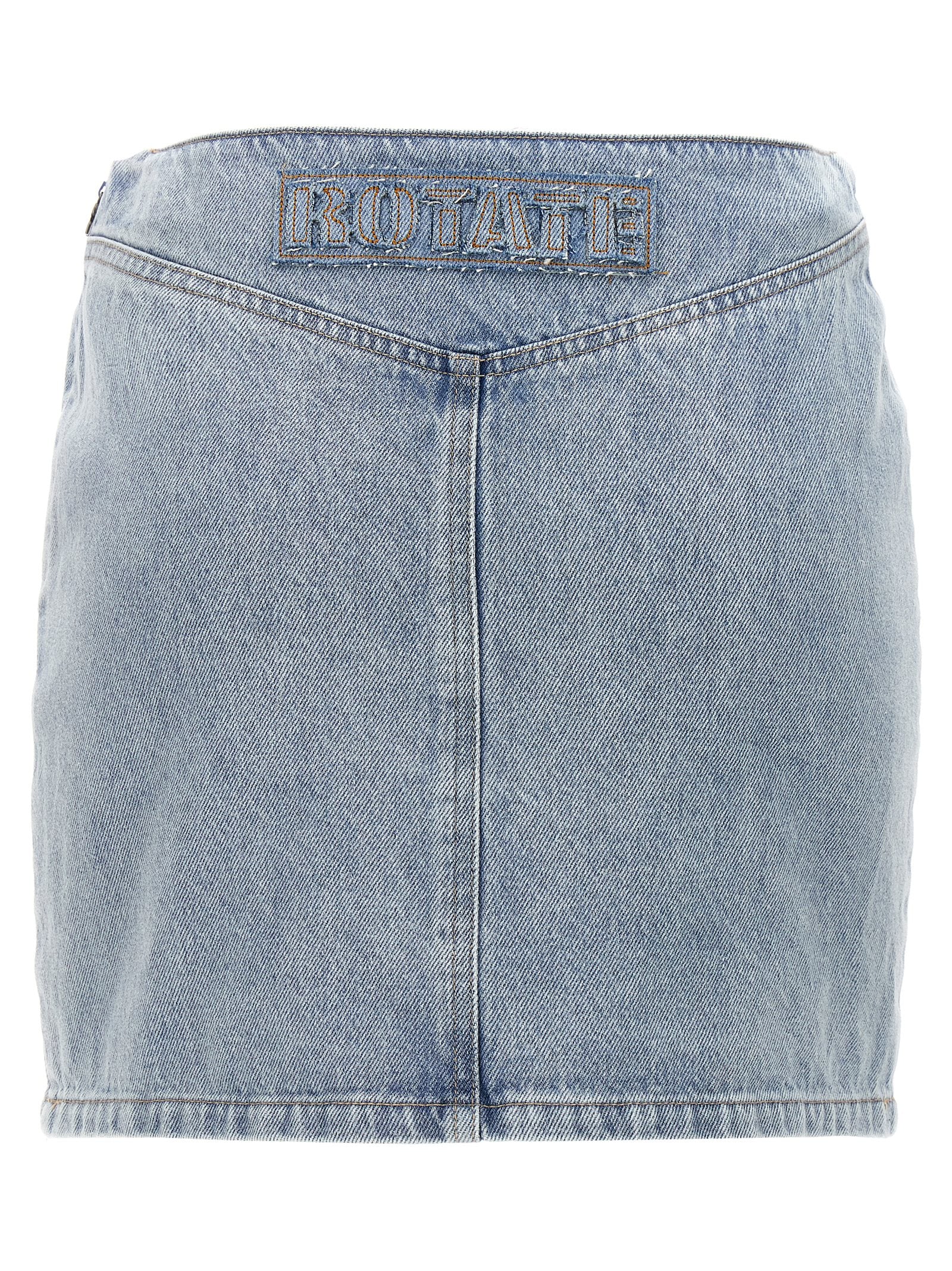 Rotate Birger Christensen Mini Denim Skirt