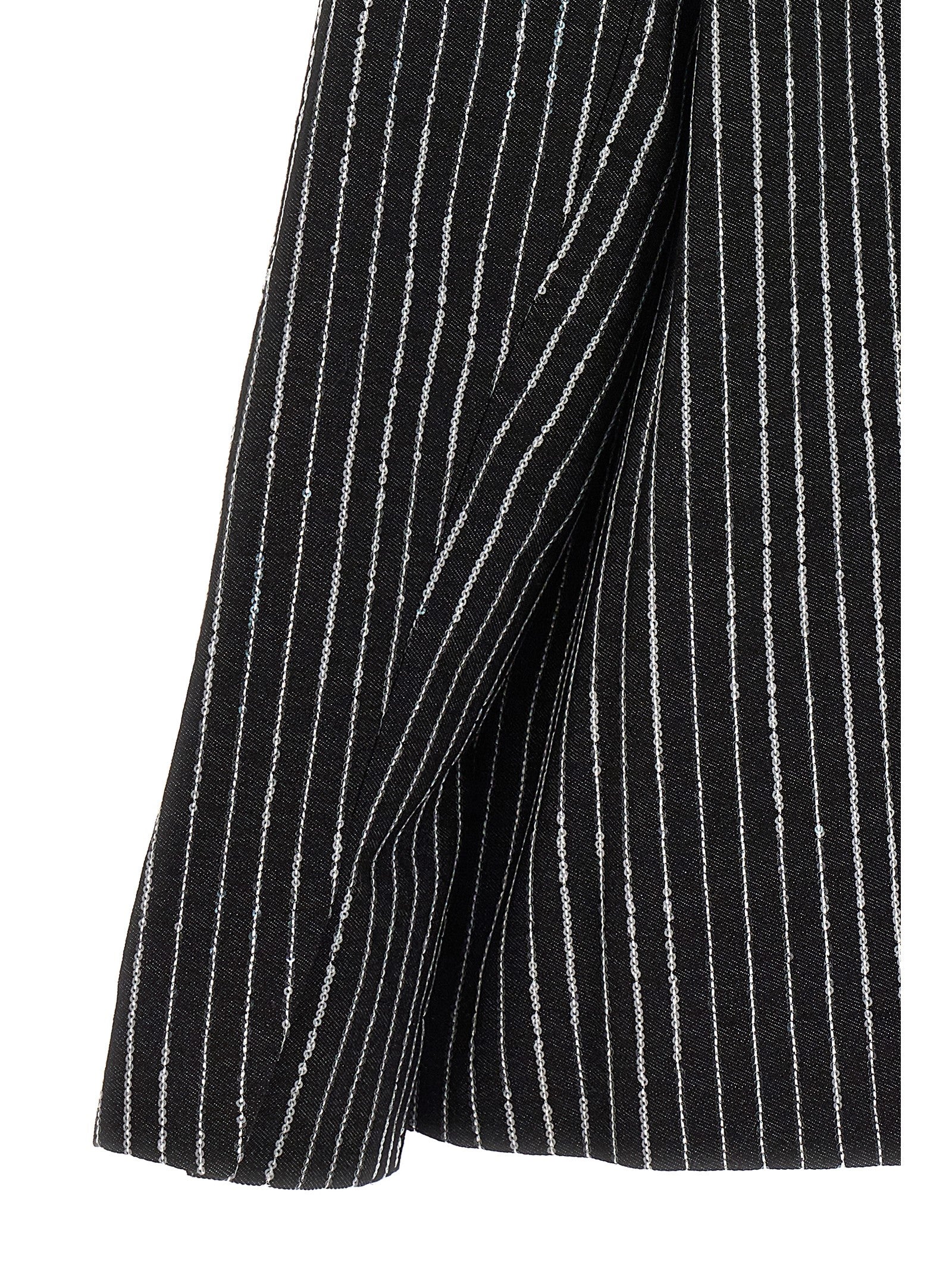 Rotate Birger Christensen Sequin Pinstripe Blazer