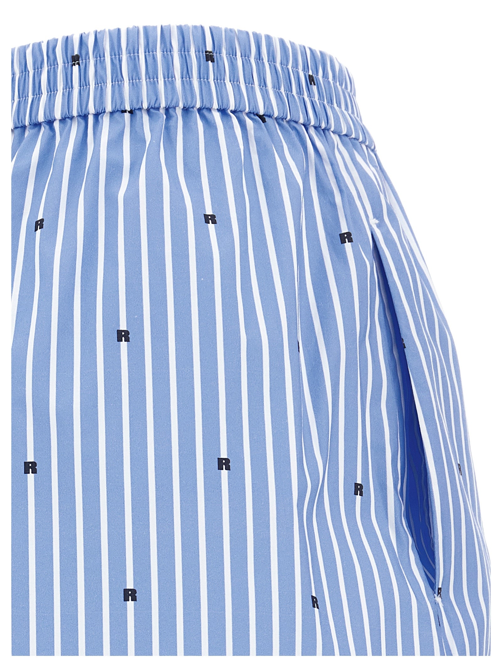 Rotate Birger Christensen Logo Striped Shorts