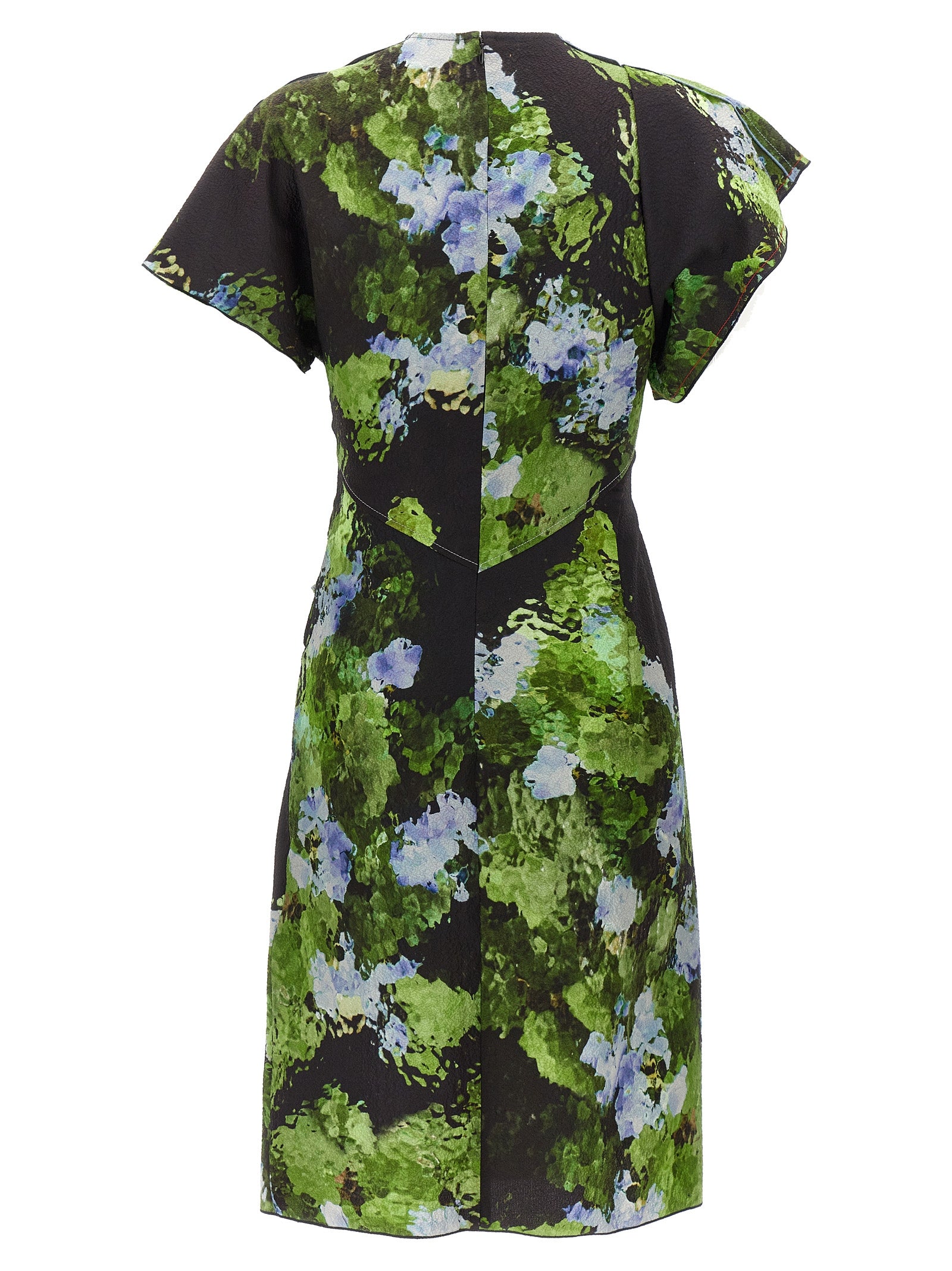 Victoria Beckham Floral Printed Dress