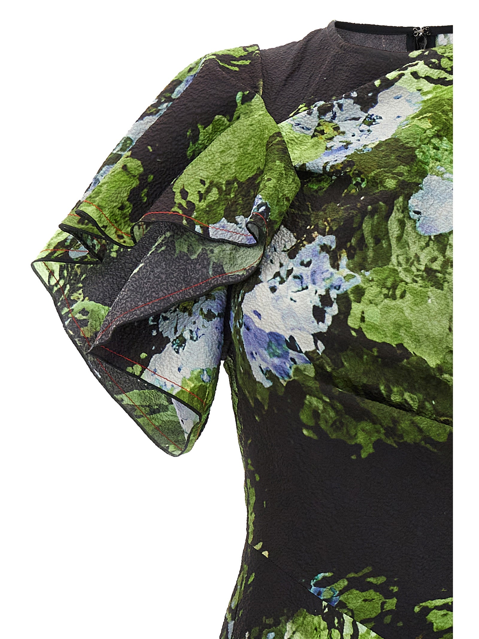 Victoria Beckham Floral Printed Dress