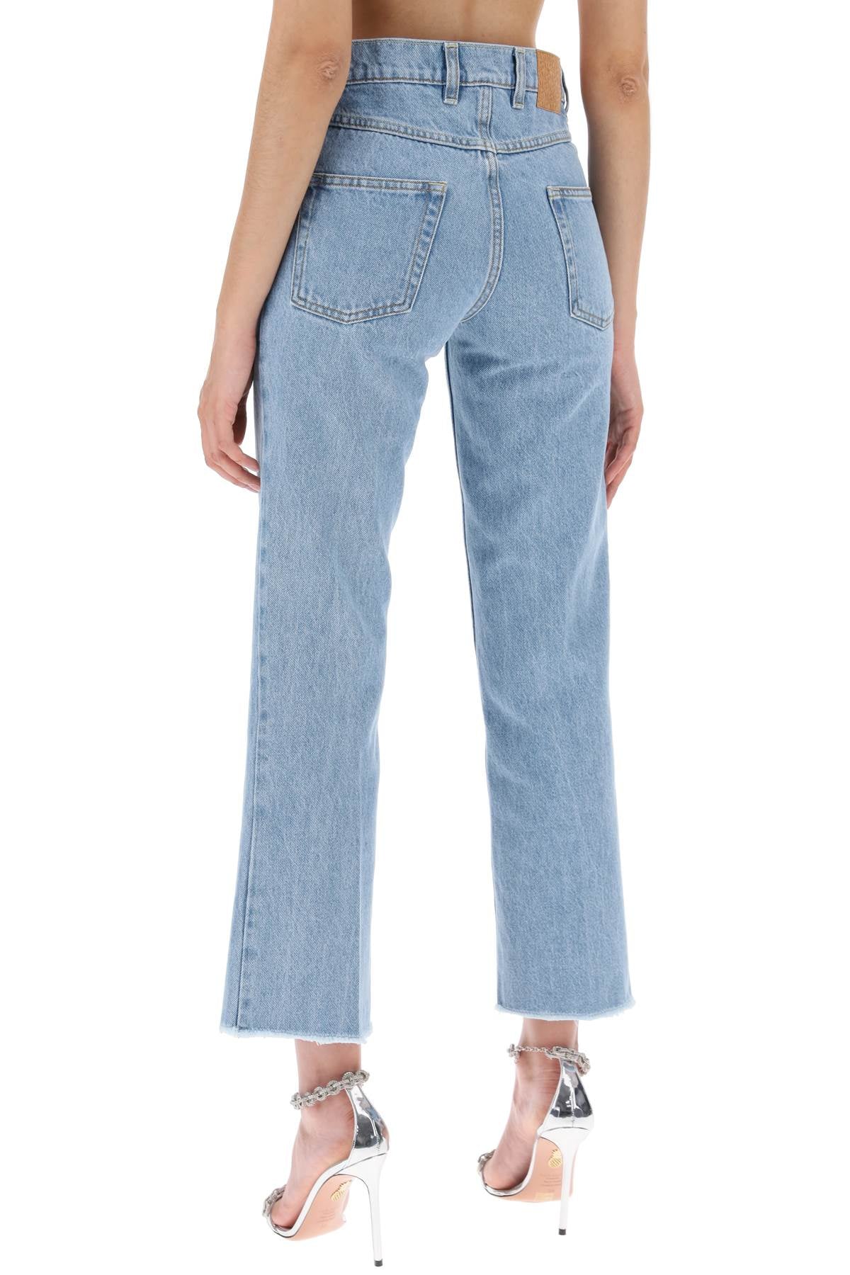 Magda Butrym Low-Waisted Cropped Jeans