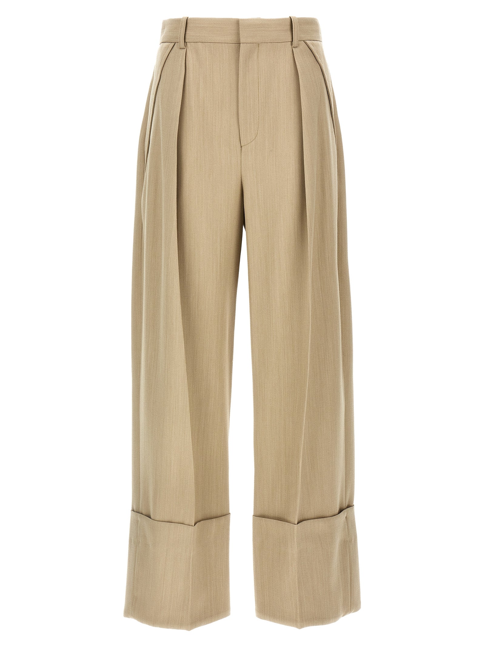 Victoria Beckham Maxi Turn-Up Pants