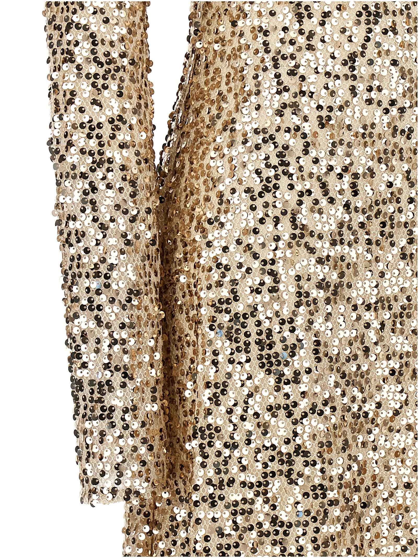 Rotate Birger Christensen 'Net Sequins Midi' Dress