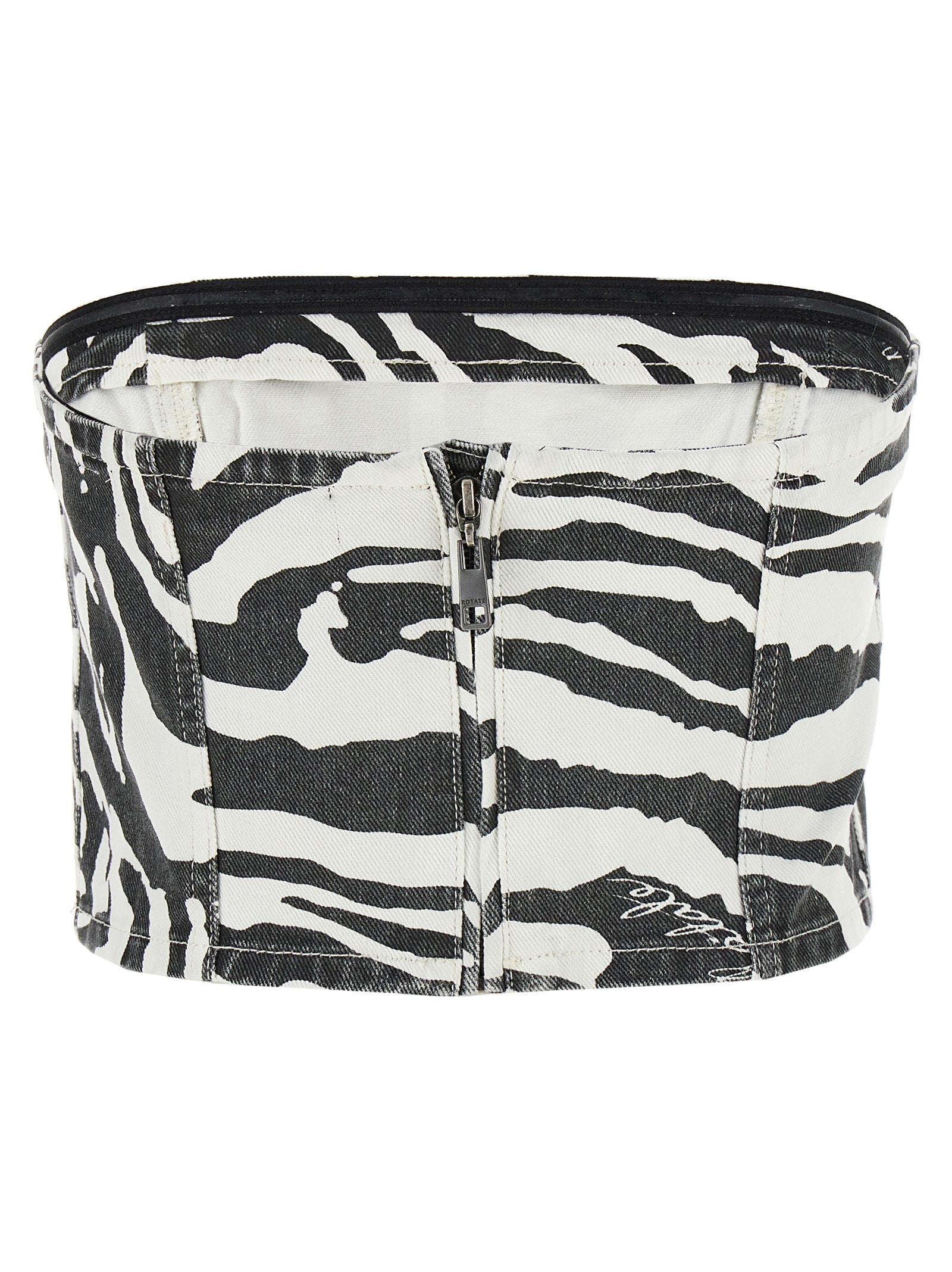 Rotate Birger Christensen 'Zebra' Top