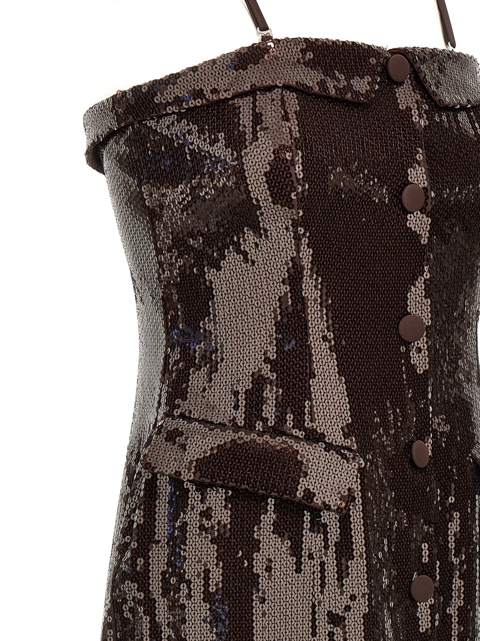 Rotate Birger Christensen Sequin Midi Dress