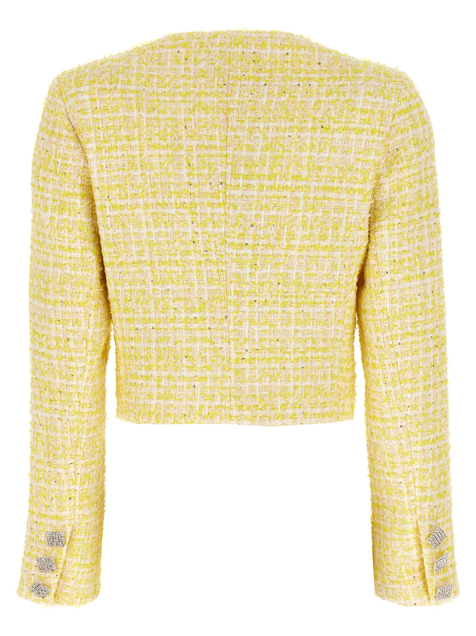 Rotate Birger Christensen Cropped Bouclé Jacket