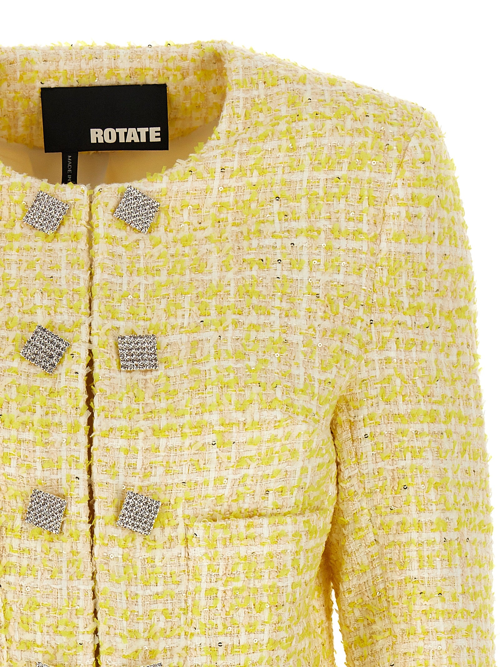 Rotate Birger Christensen Cropped Bouclé Jacket