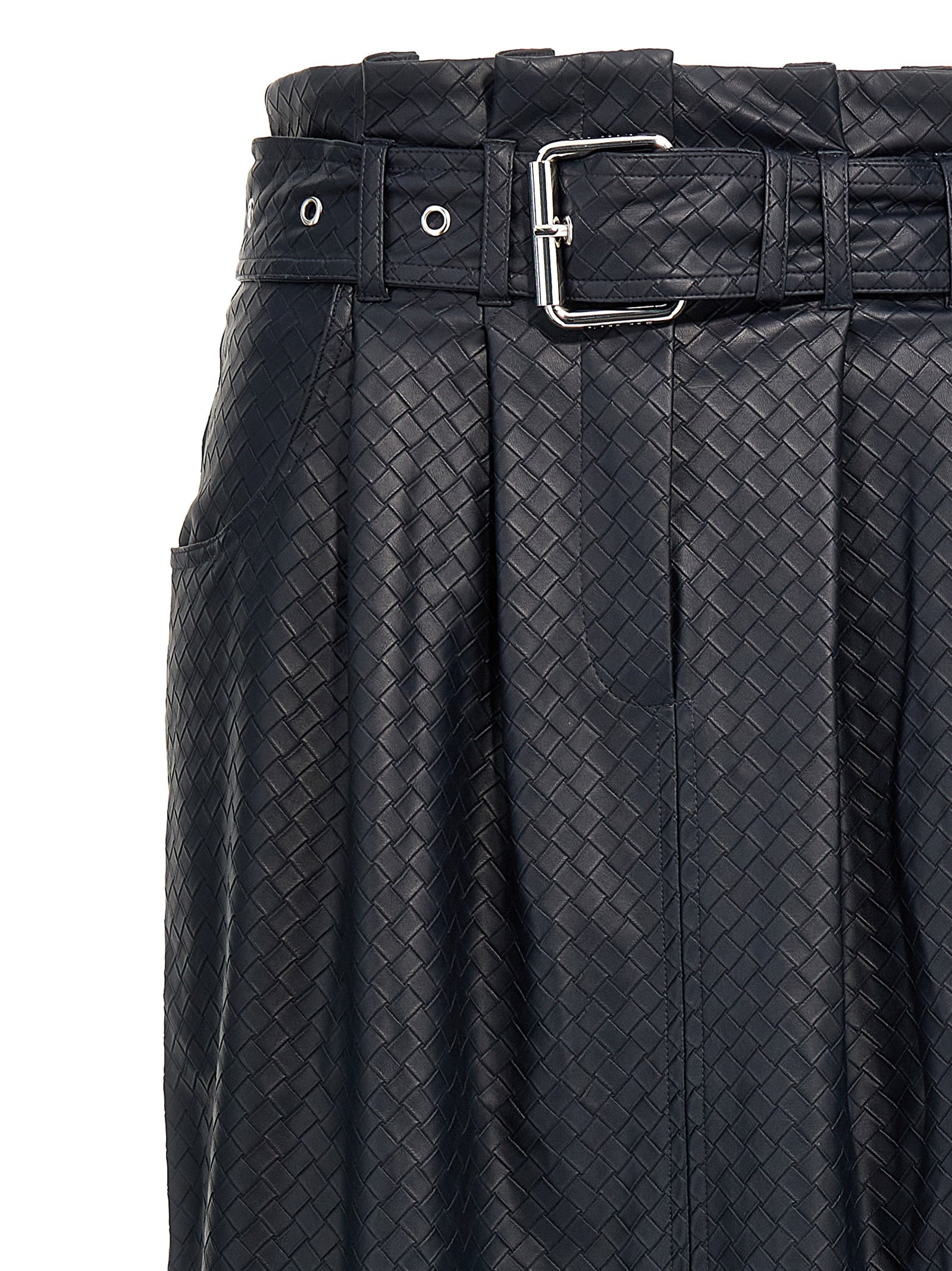 Rotate Birger Christensen 'Midi Paper Waist' Skirt