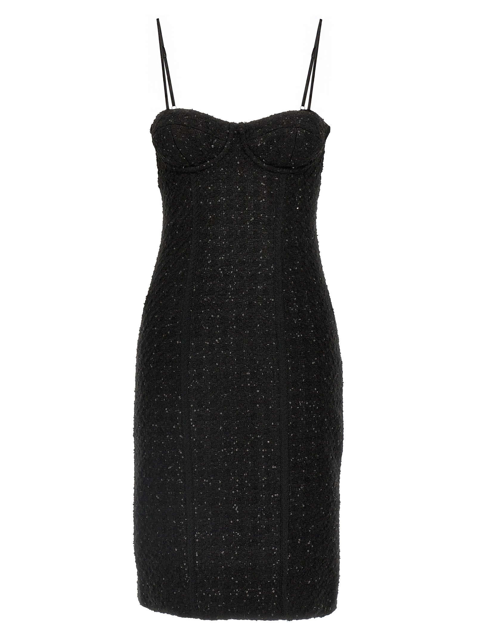 Rotate Birger Christensen Bouclé Midi Dress