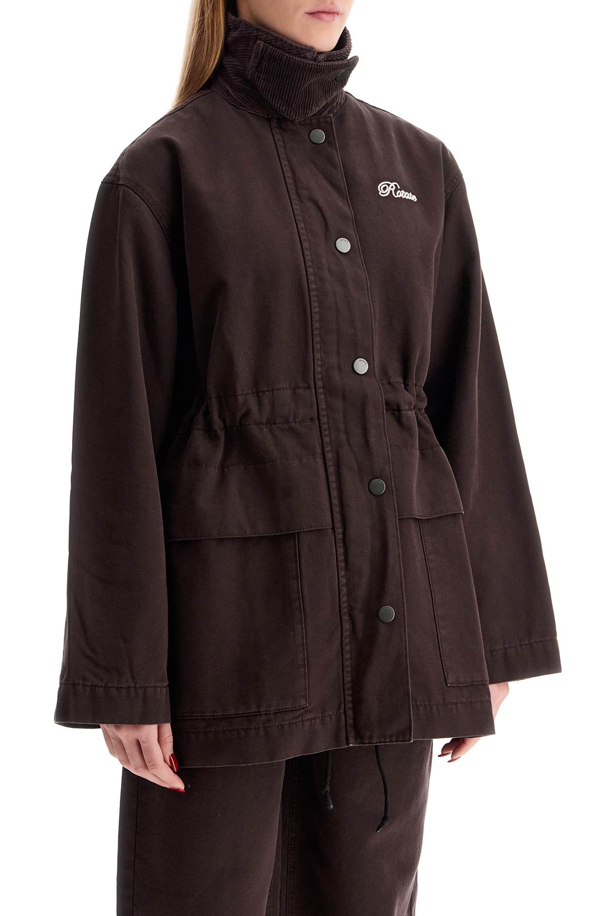 Rotate 'Oversized Jacket With Embroidered