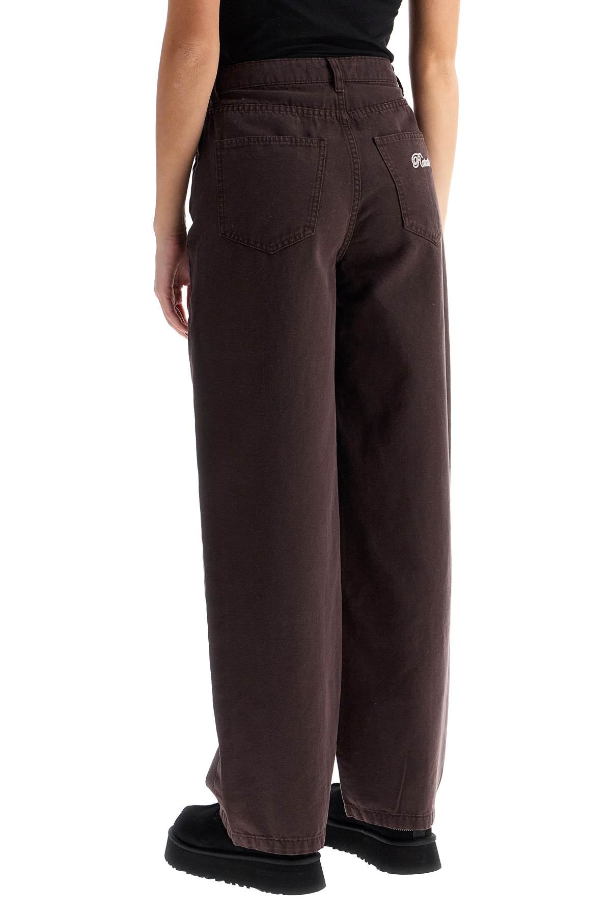 Rotate Wide Leg Five-Pocket Pants With A Relaxed