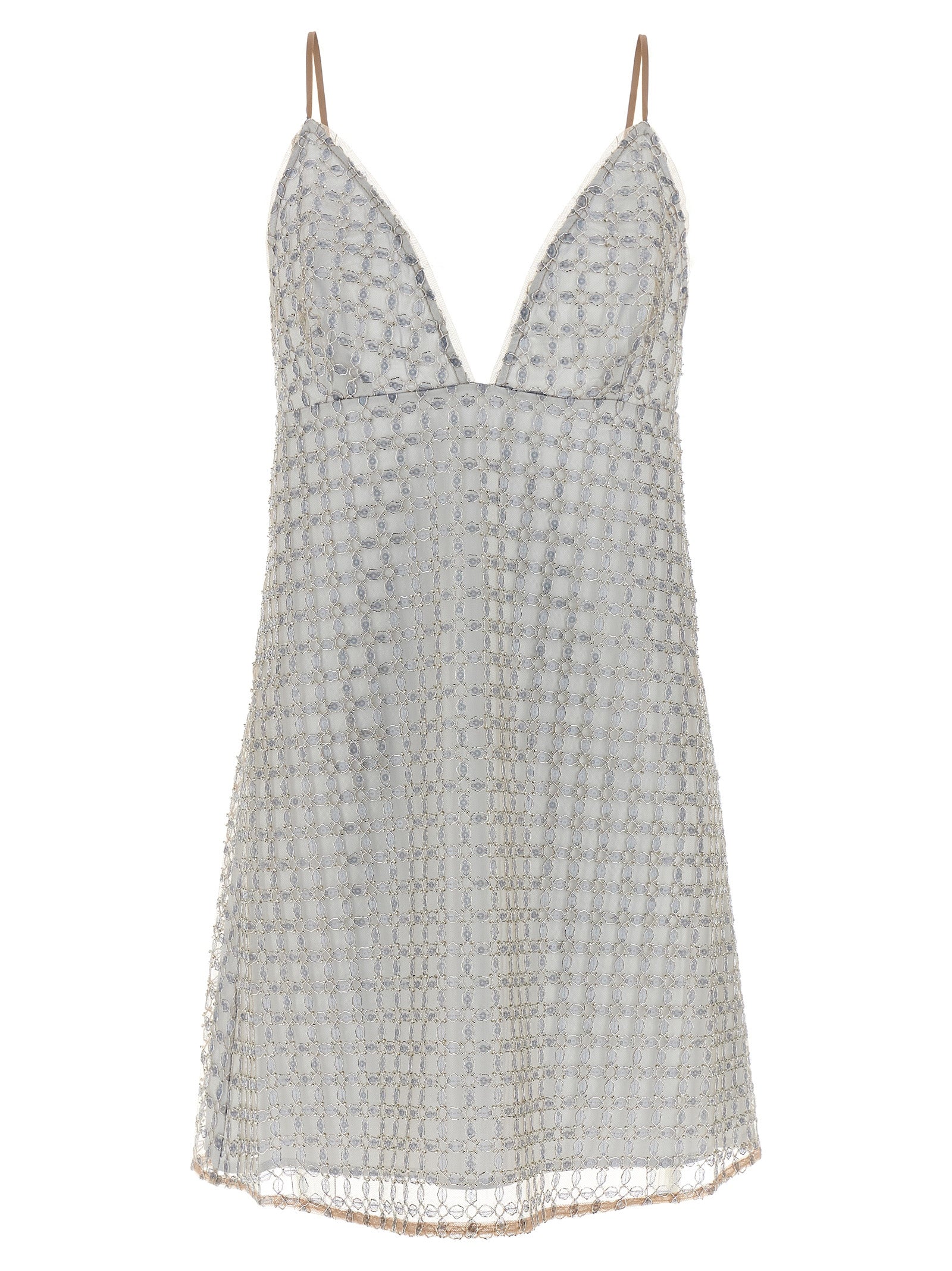 Rotate Birger Christensen 'Beaded A-Line Mini' Dress