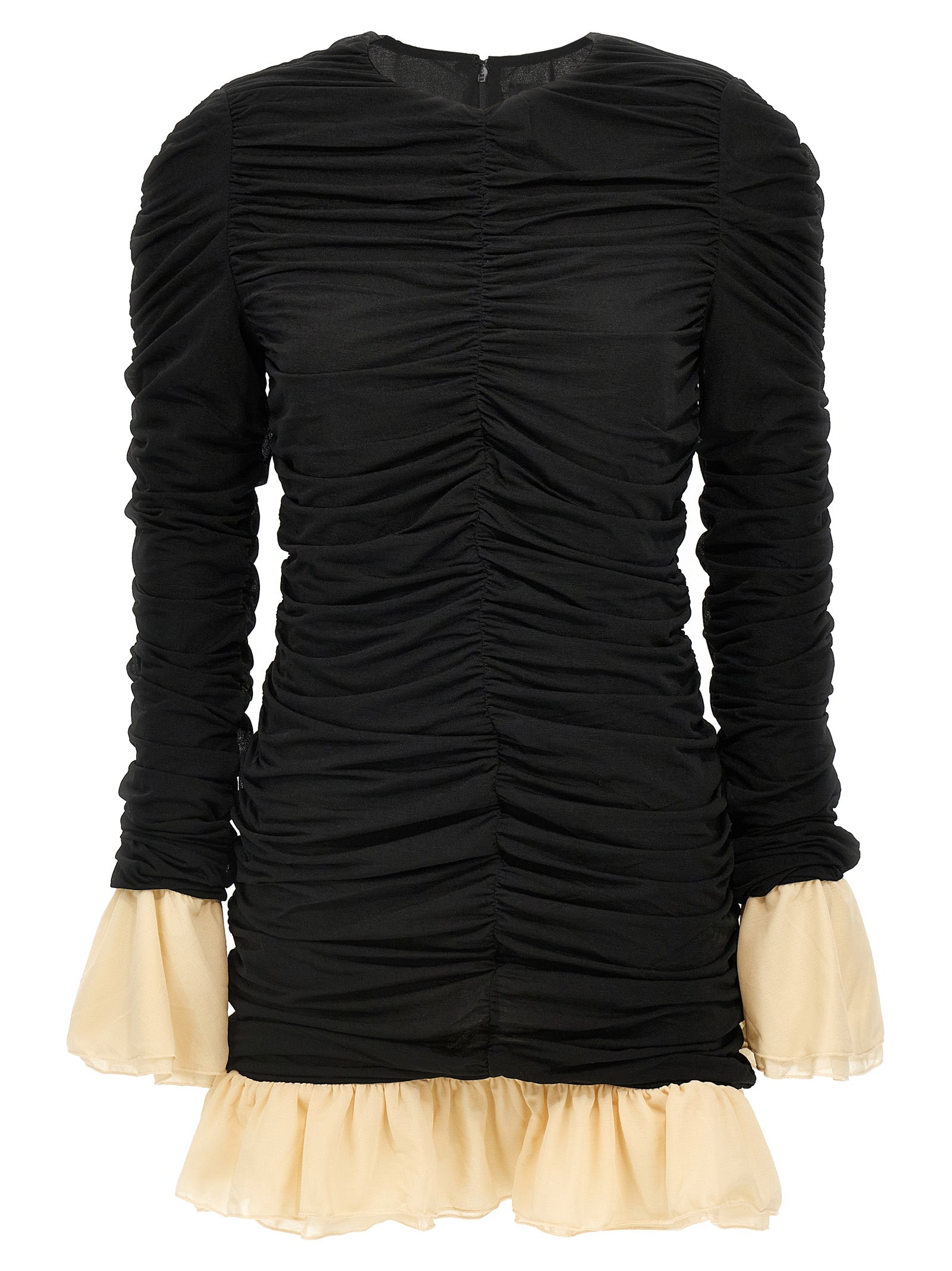 Rotate Birger Christensen 'Mini Ruched Ls' Dress