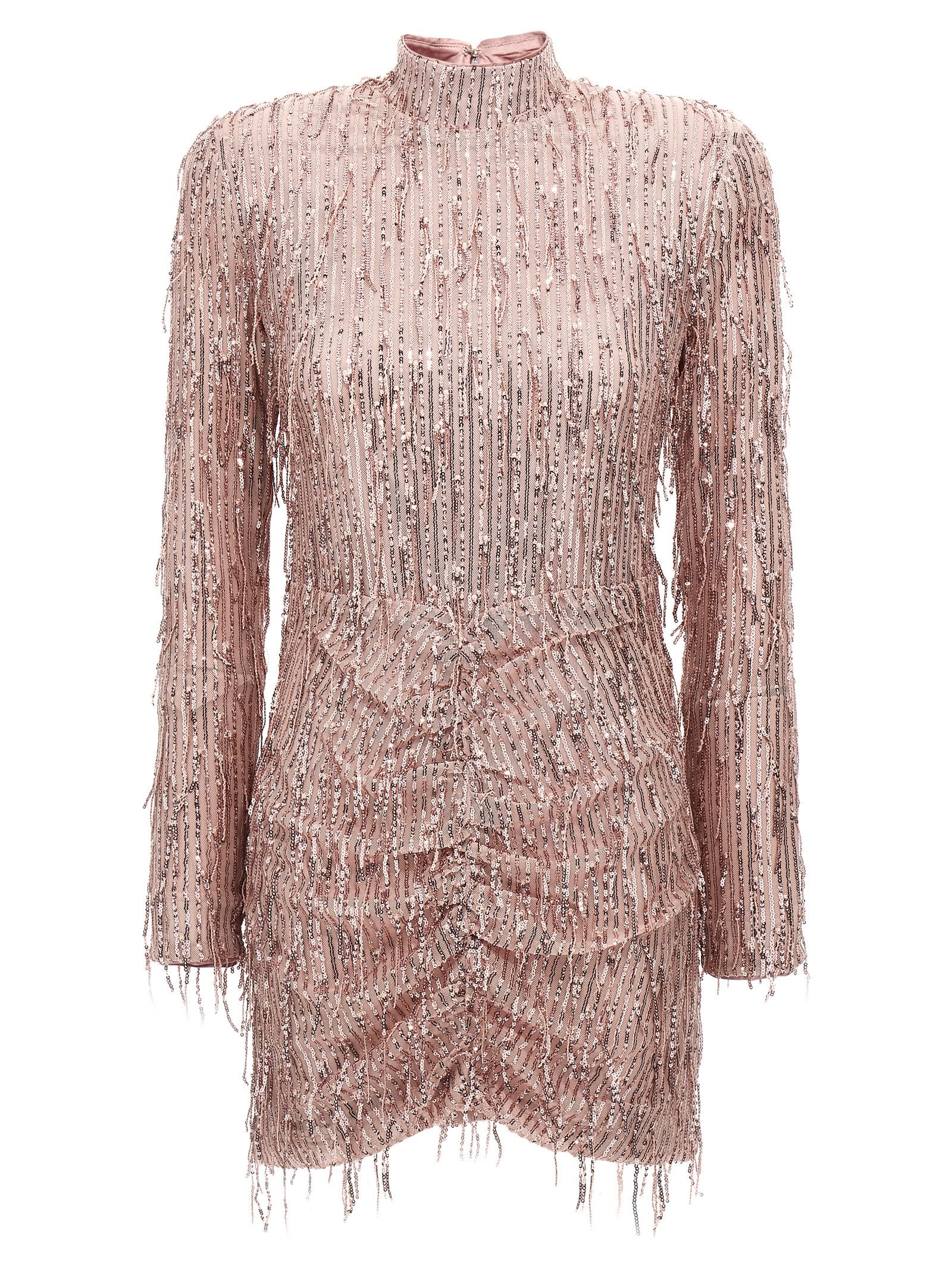 Rotate Birger Christensen 'Sequin Fringe Mini' Dress