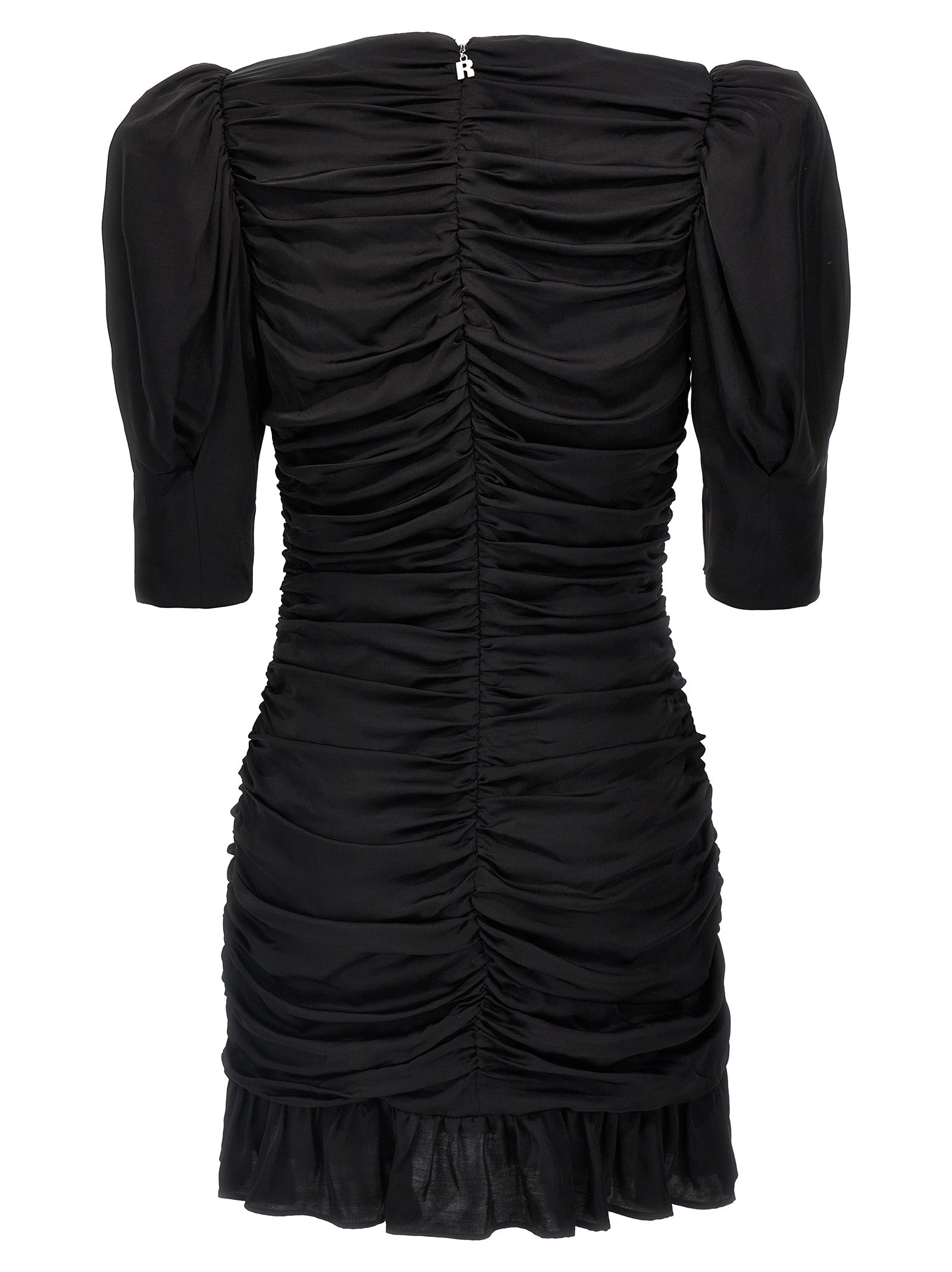 Rotate Birger Christensen 'Satin Mini Ruffle' Dress