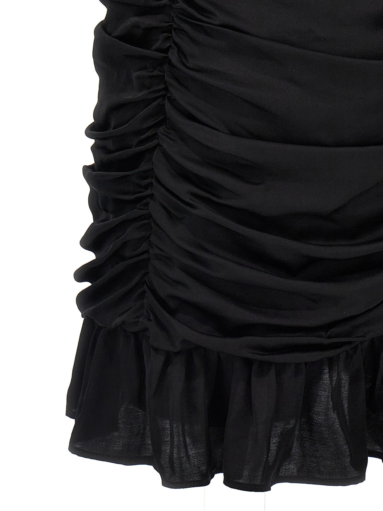 Rotate Birger Christensen 'Satin Mini Ruffle' Dress