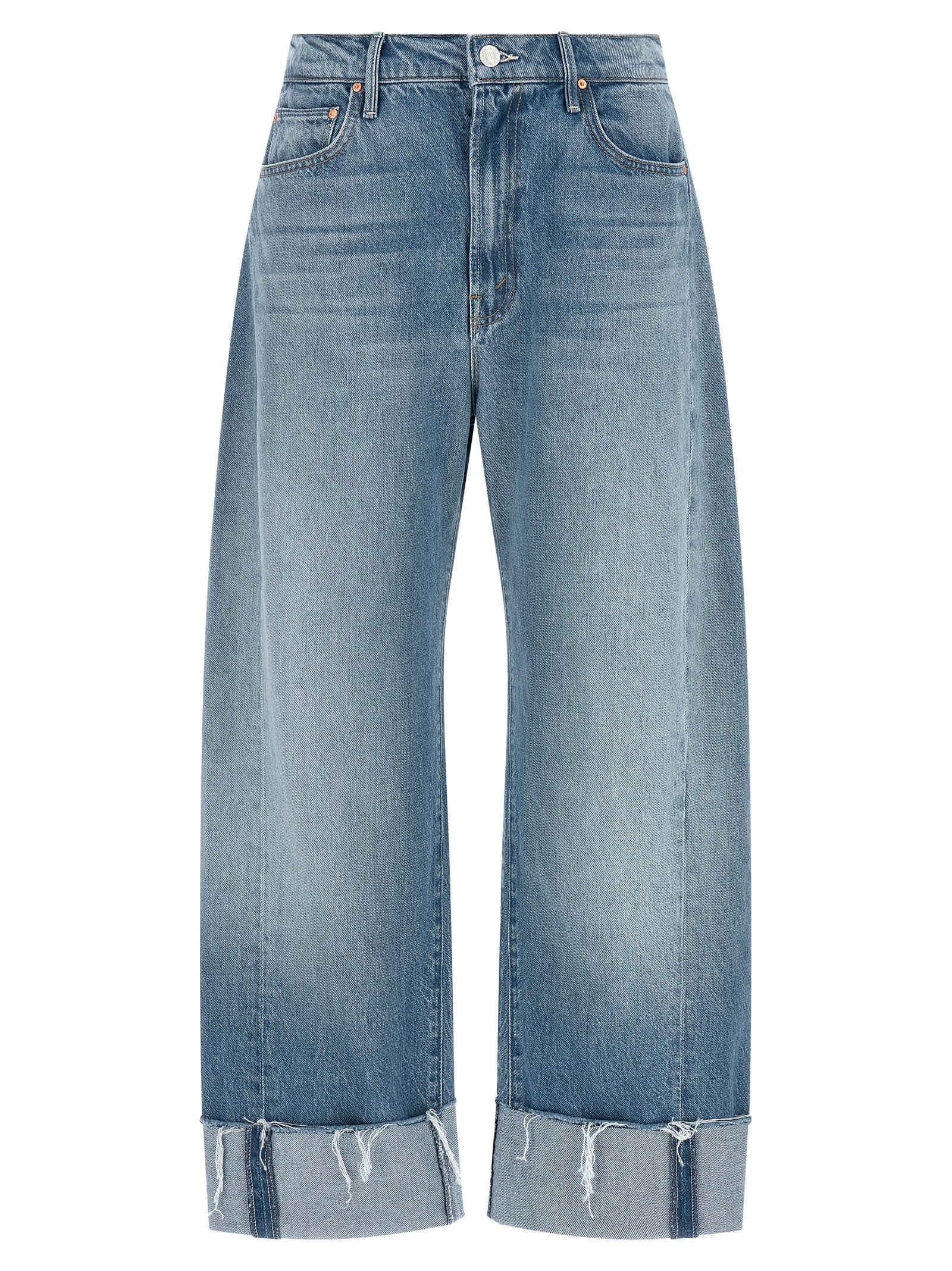 Mother 'The Half-Pipe Ankle Cuff Fray' Jeans
