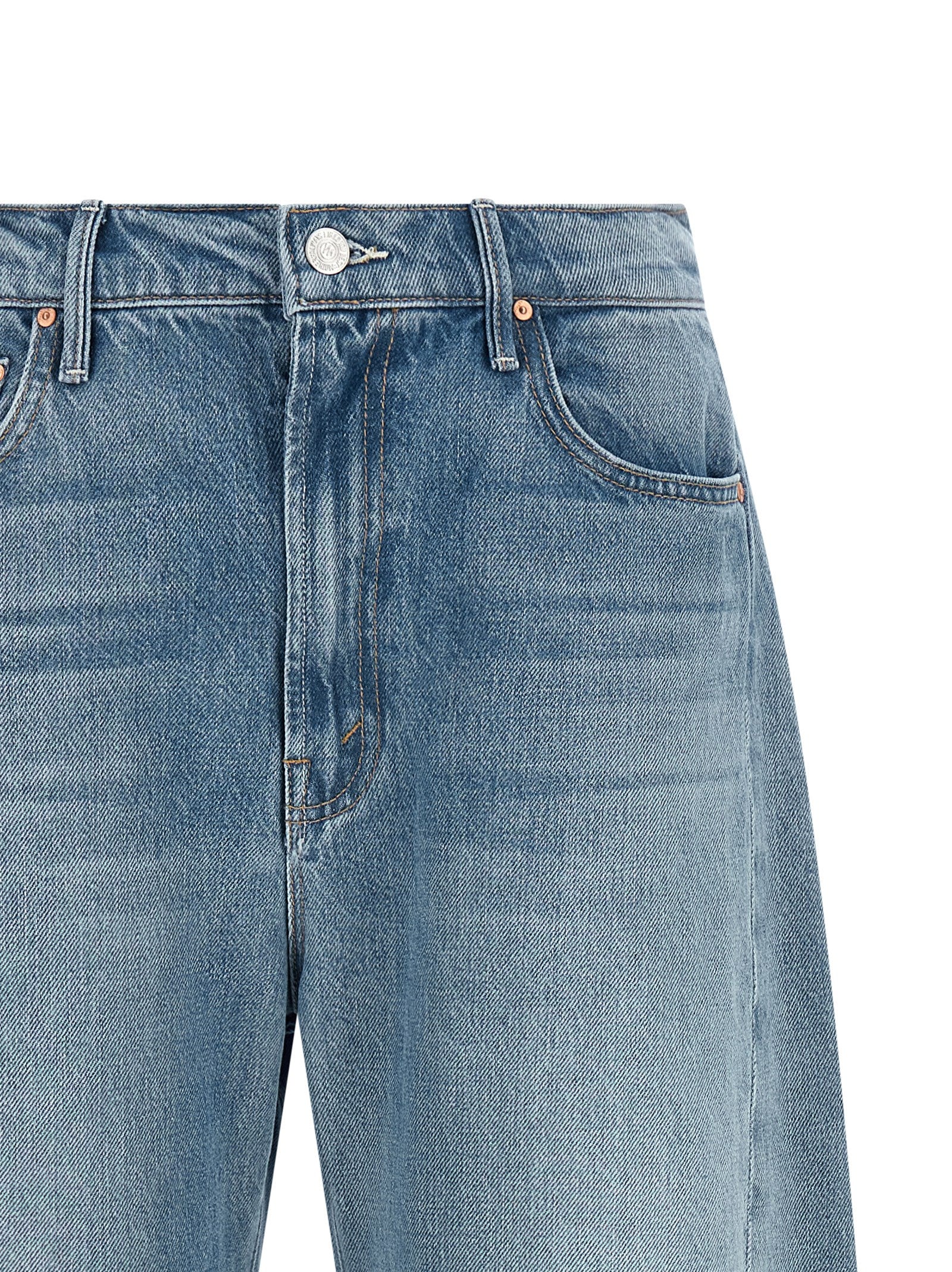 Mother 'The Half-Pipe Ankle Cuff Fray' Jeans
