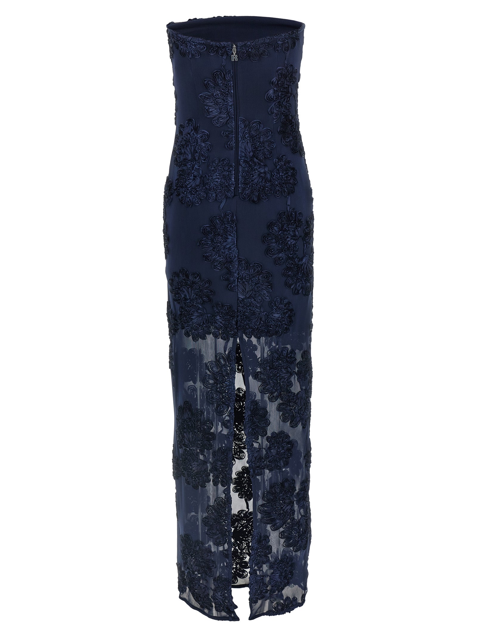 Rotate Birger Christensen '3D Mesh Maxi' Dress