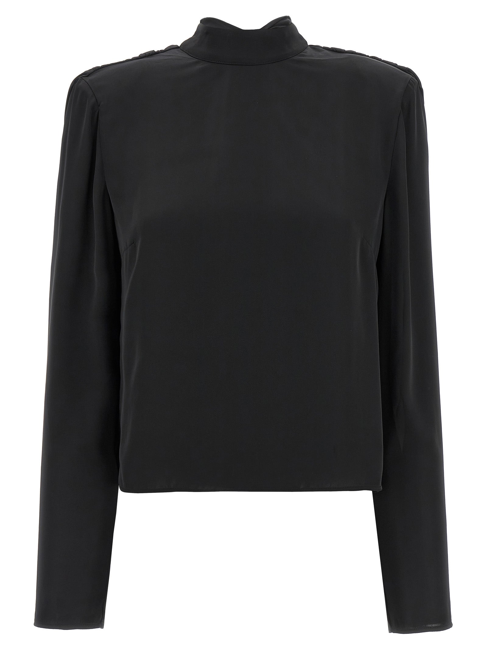 Rotate Birger Christensen 'Satin Drapy Back' Top