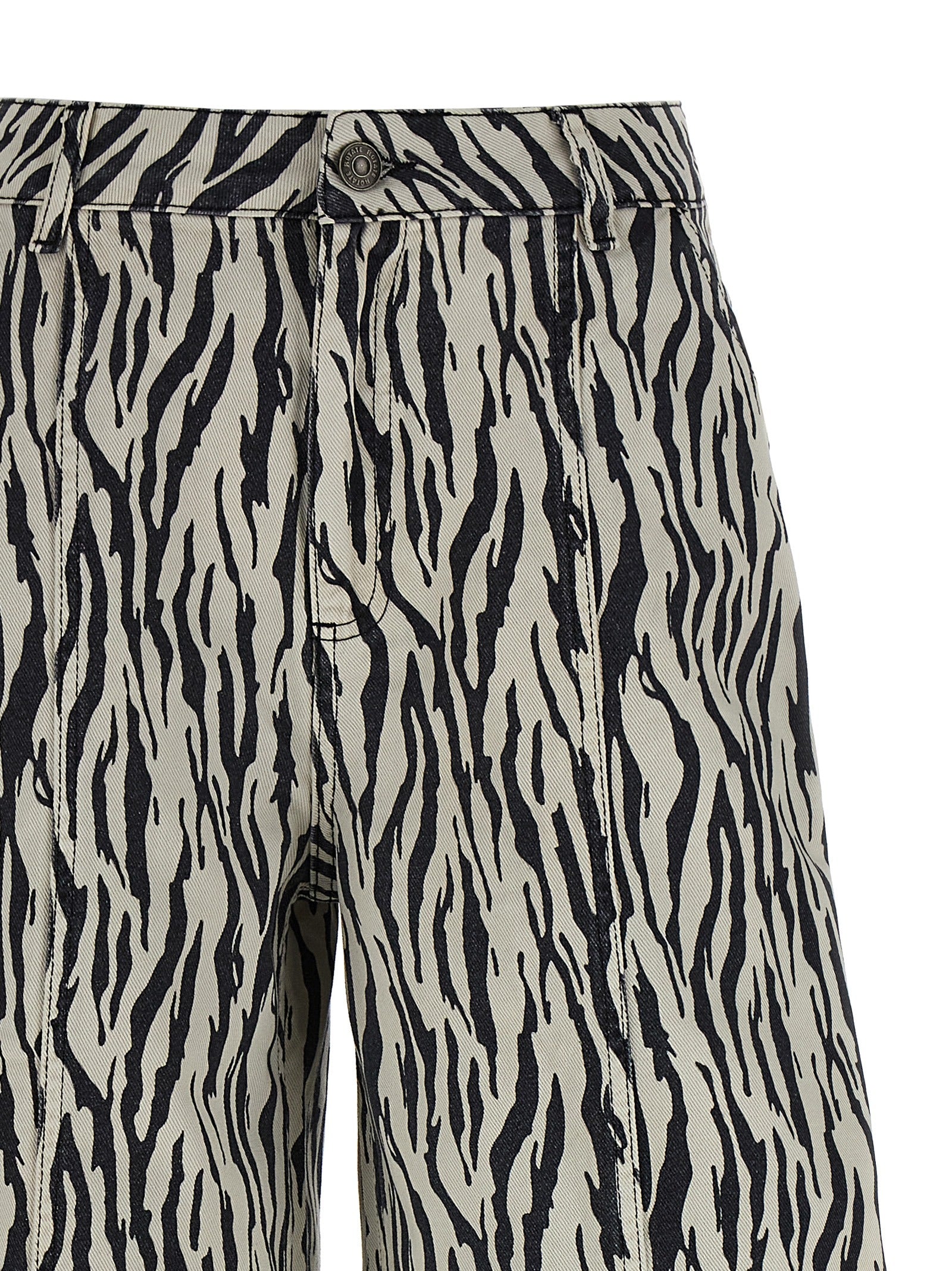 Rotate Birger Christensen 'Printed Twill Cargo' Pants