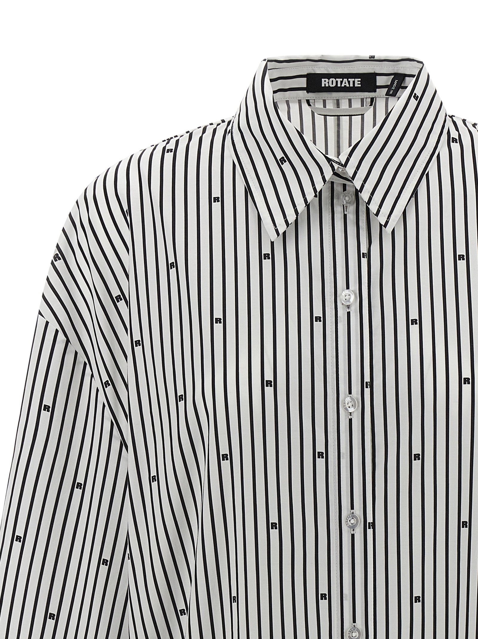 Rotate Birger Christensen 'Poplin Oversized Striped' Shirt