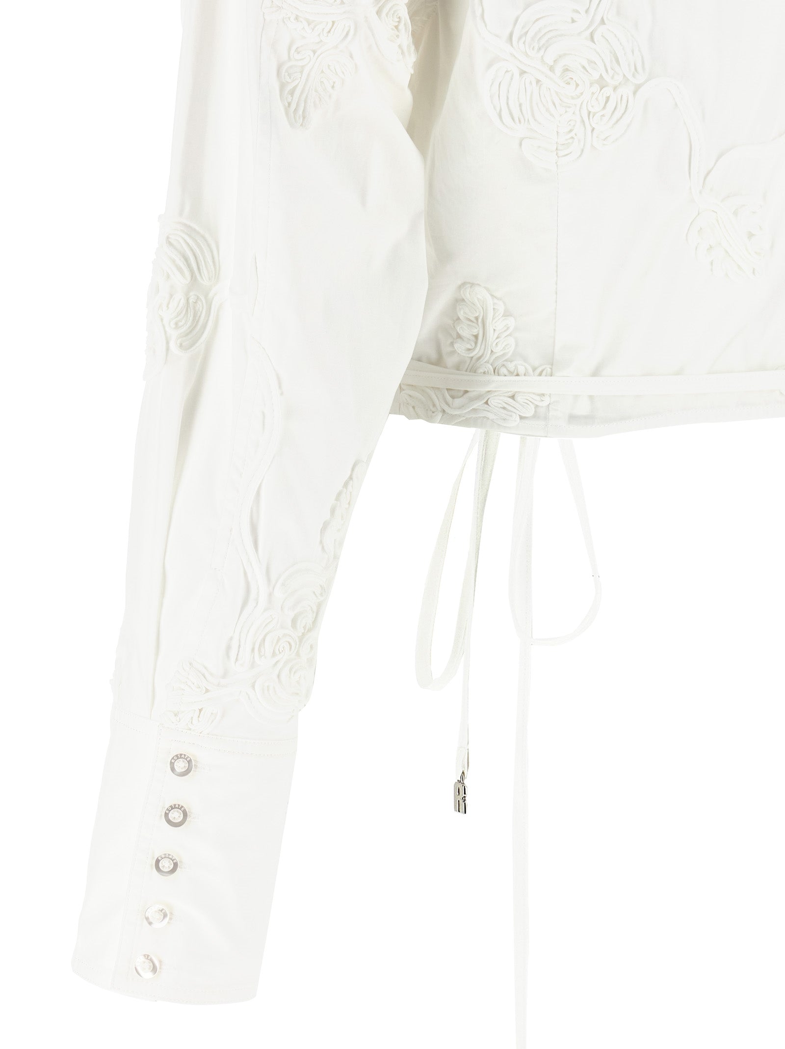 Rotate Birger Christensen 'Wrap Cotton' Shirt