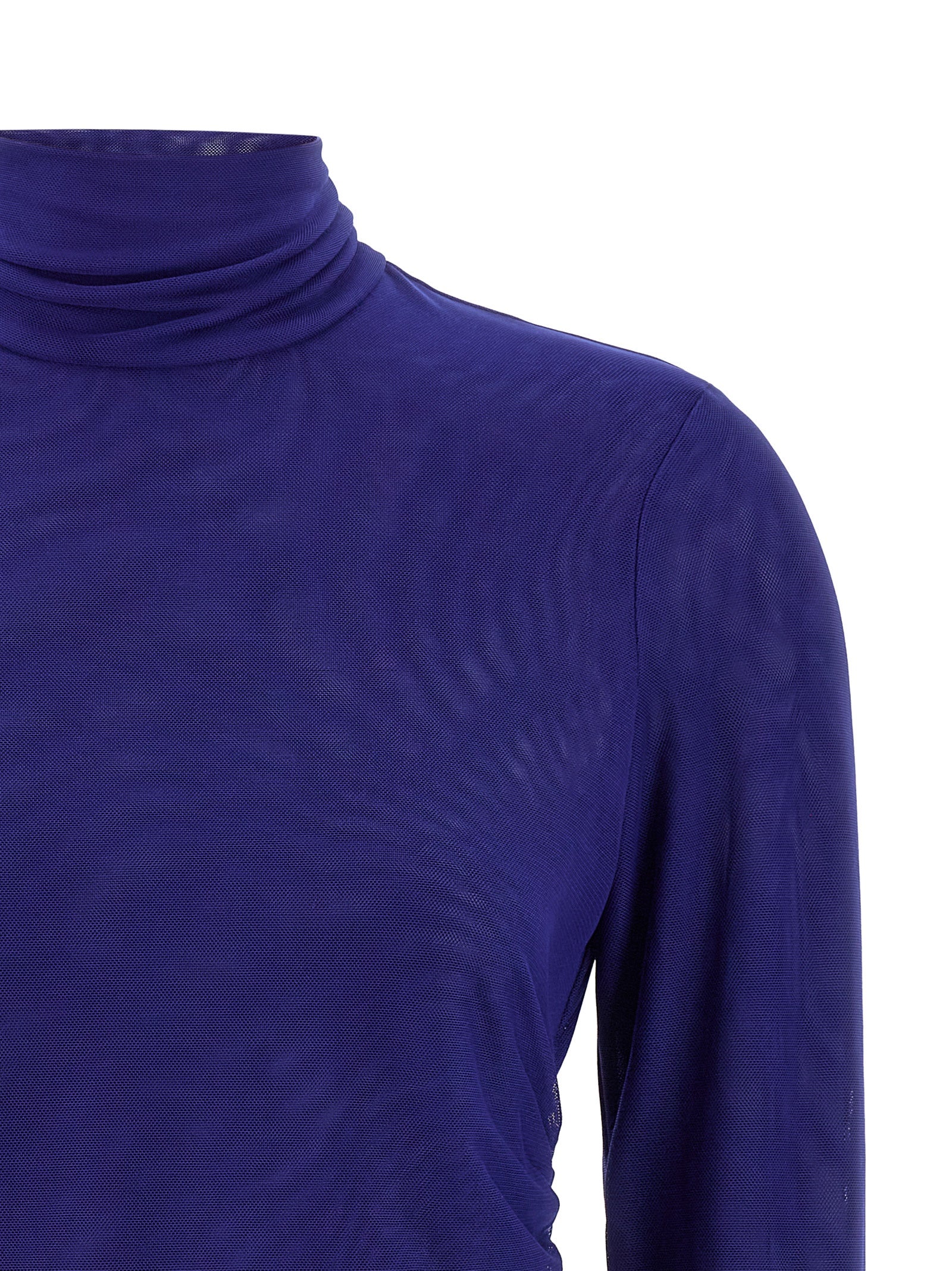 Rotate Birger Christensen 'Mesh Rouched' Sweater