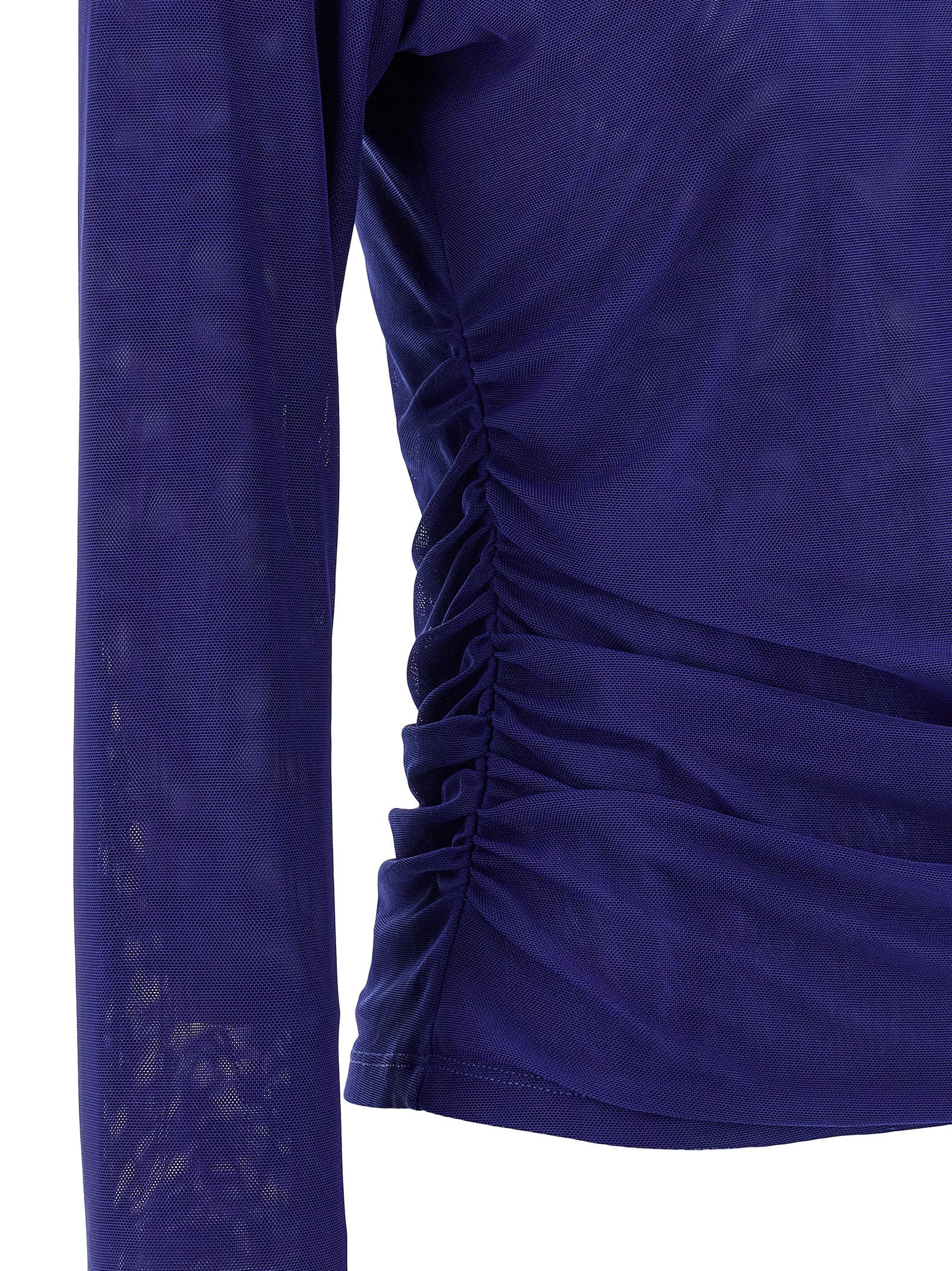 Rotate Birger Christensen 'Mesh Rouched' Sweater