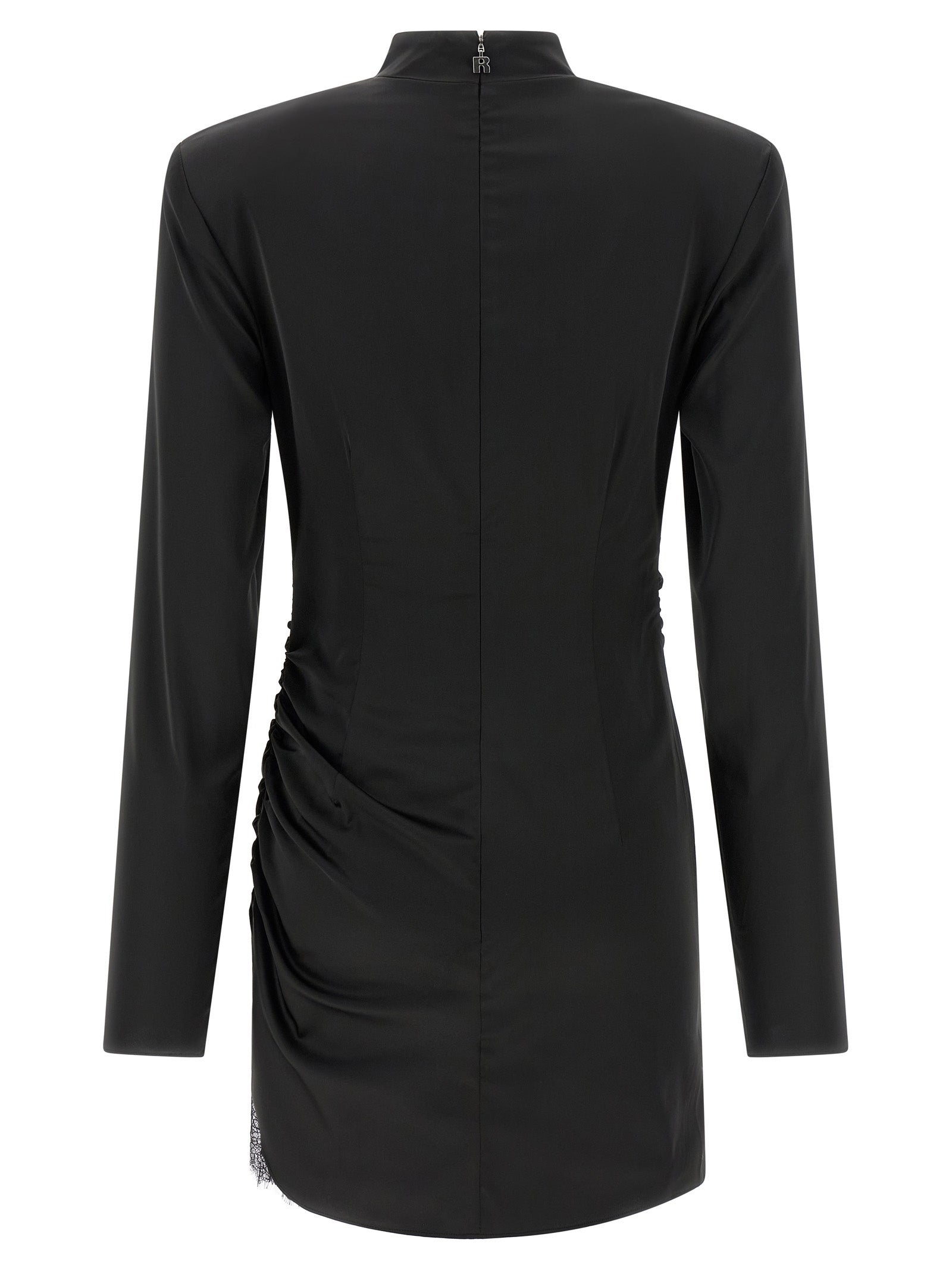 Rotate Birger Christensen 'Satin Rouched Mini' Dress