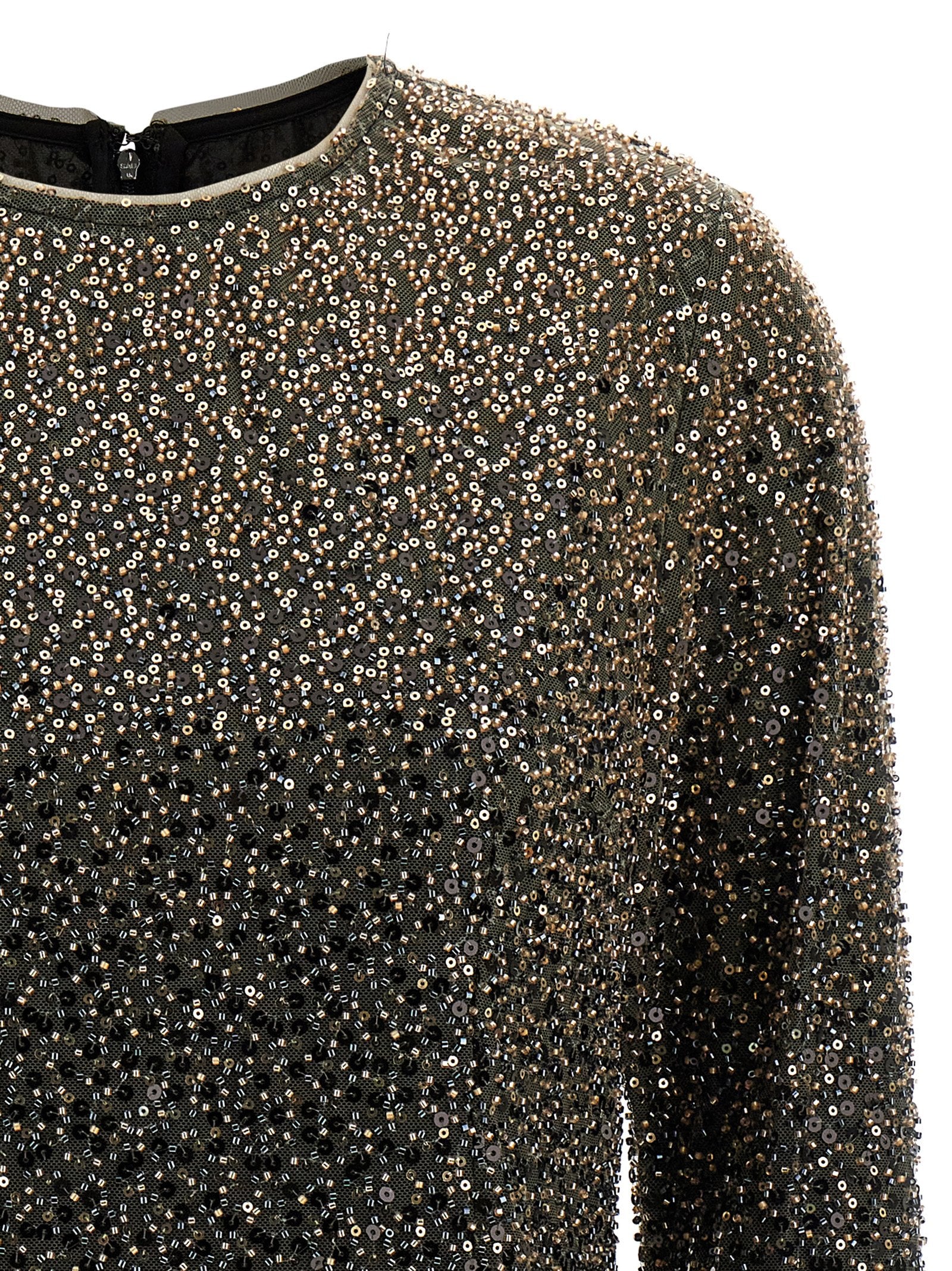 Rotate Birger Christensen 'Beaded Ls Mini' Dress
