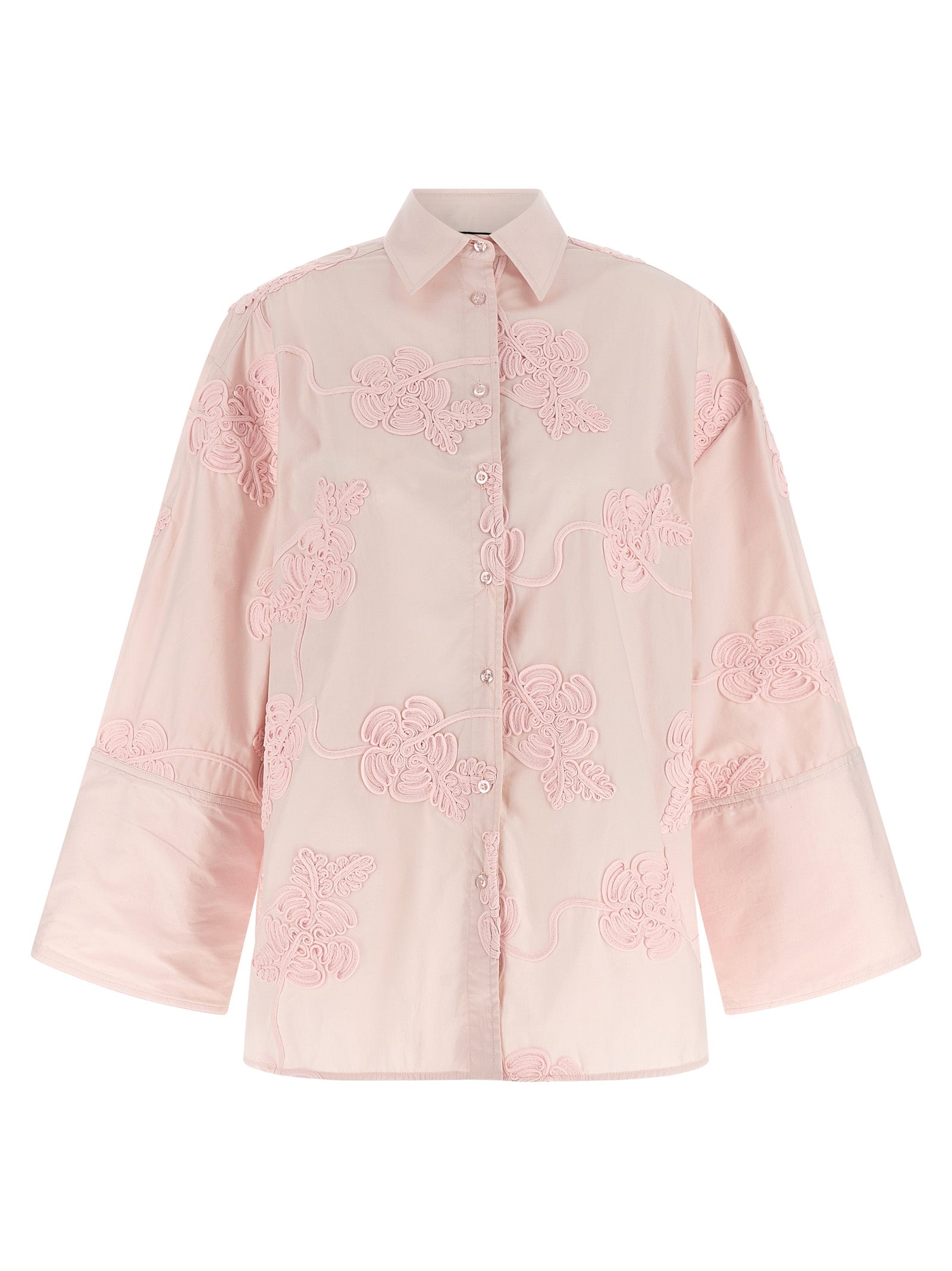 Rotate Birger Christensen Floral Embroidery Shirt