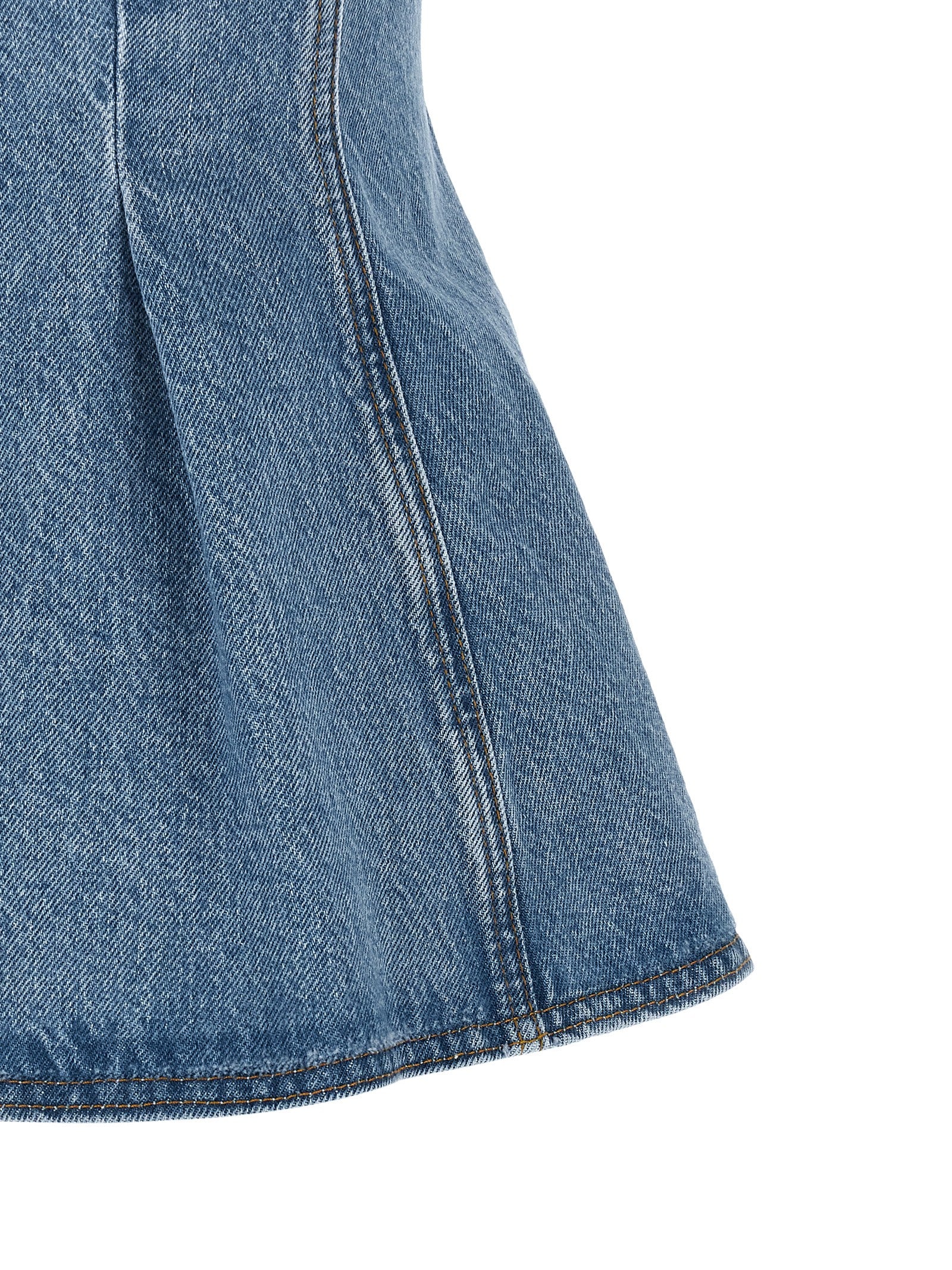 Rotate Birger Christensen 'Flared Denim' Top