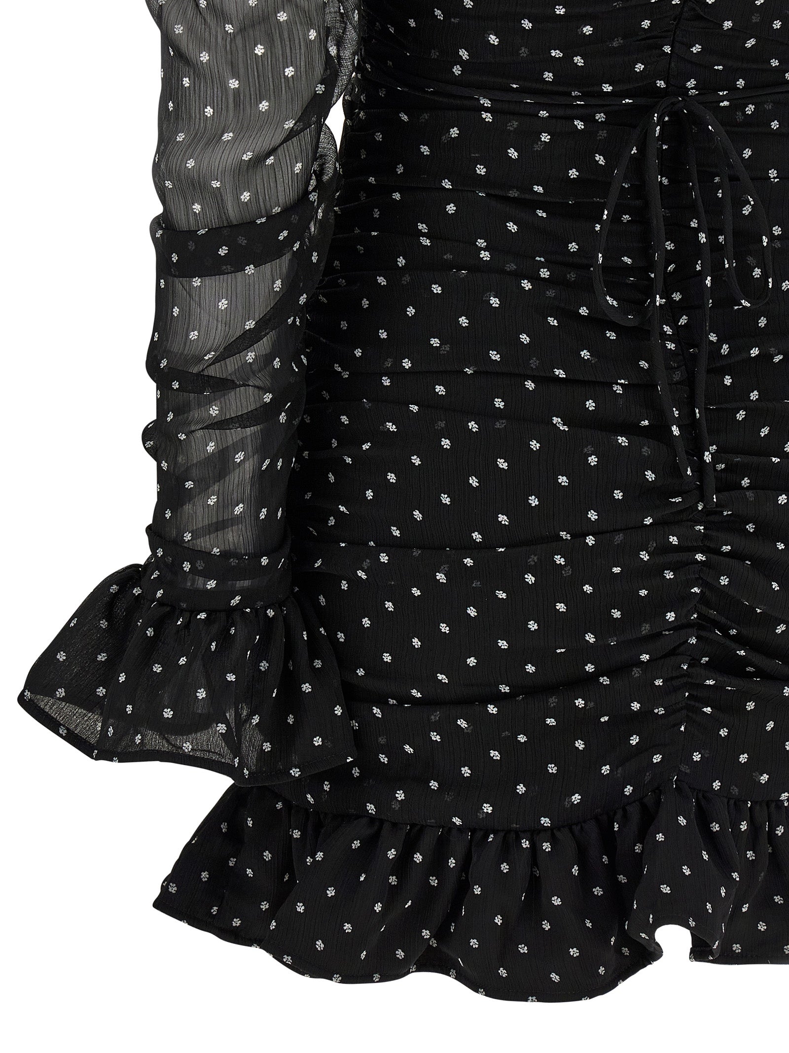 Rotate Birger Christensen 'Printed Long-Sleeve' Dress