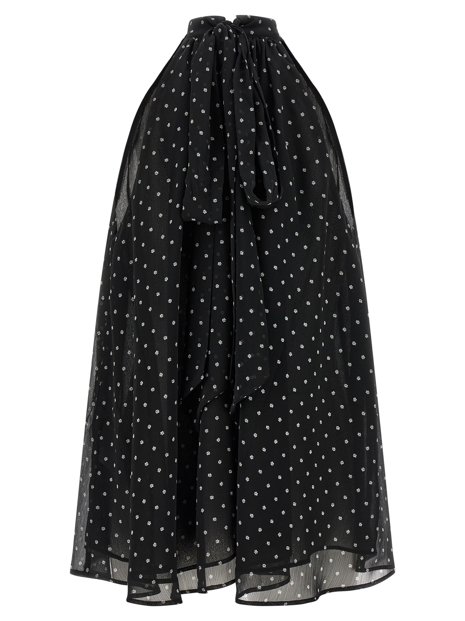 Rotate Birger Christensen 'Halterneck Bow' Top