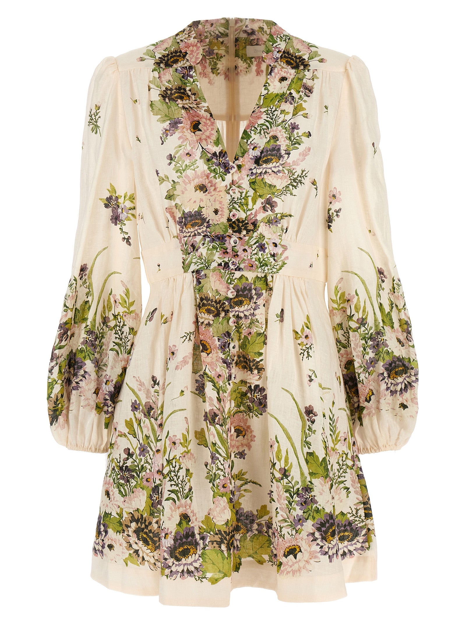 Zimmermann 'Halliday Plunge Mini' Dress