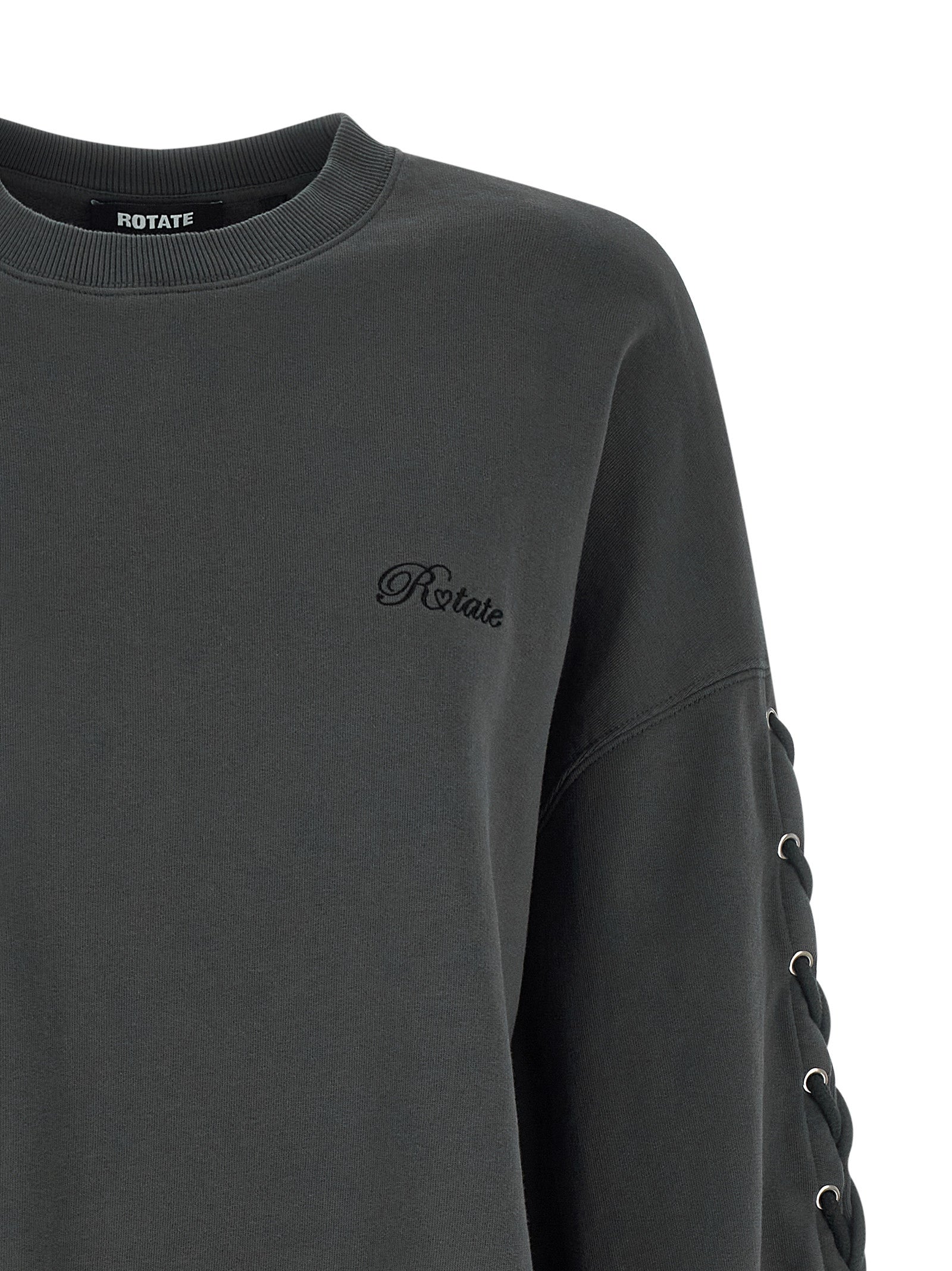 Rotate Birger Christensen 'Lacing Crewneck' Sweatshirt