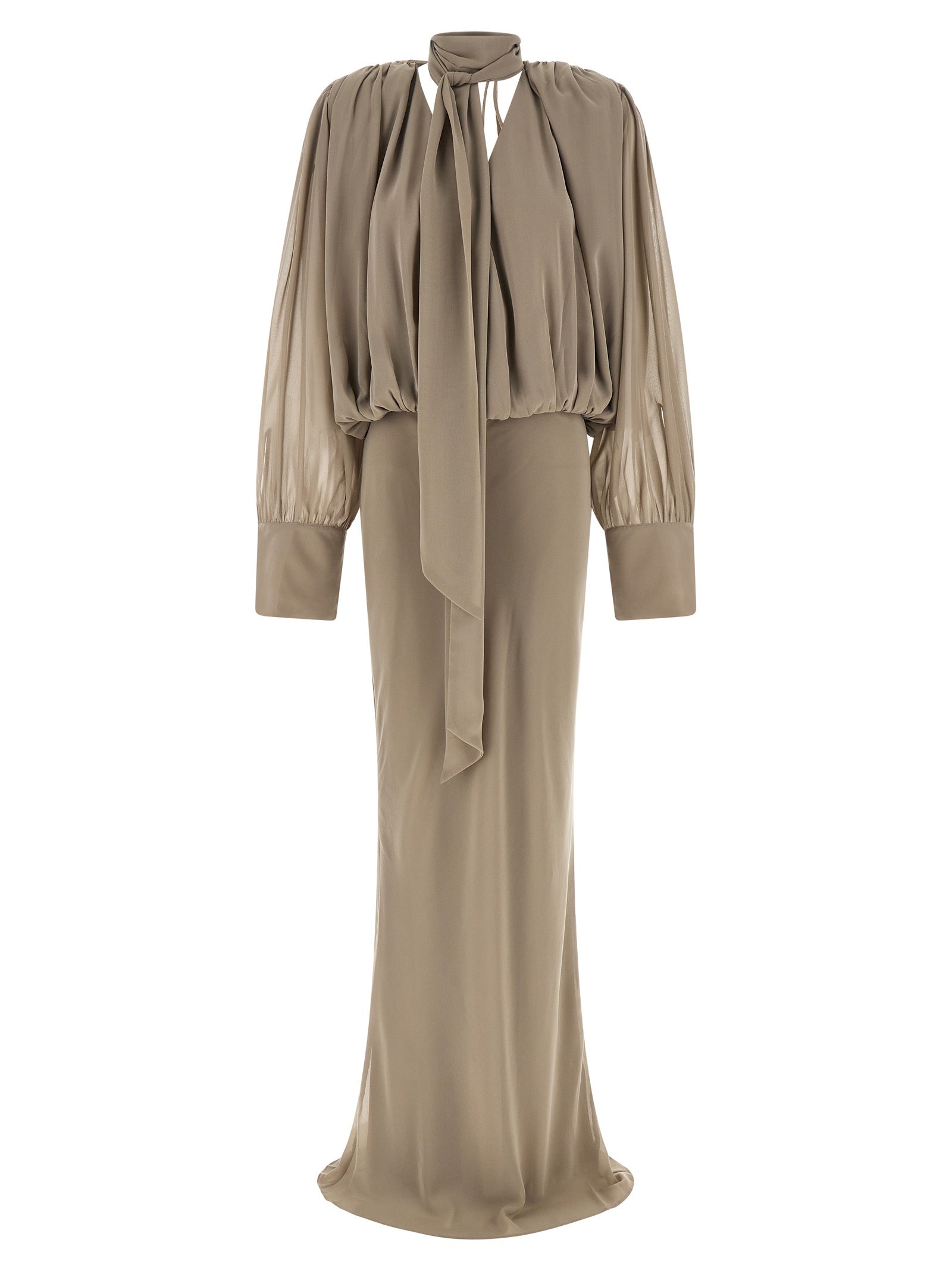 Rotate Birger Christensen 'Chiffon Maxi' Dress