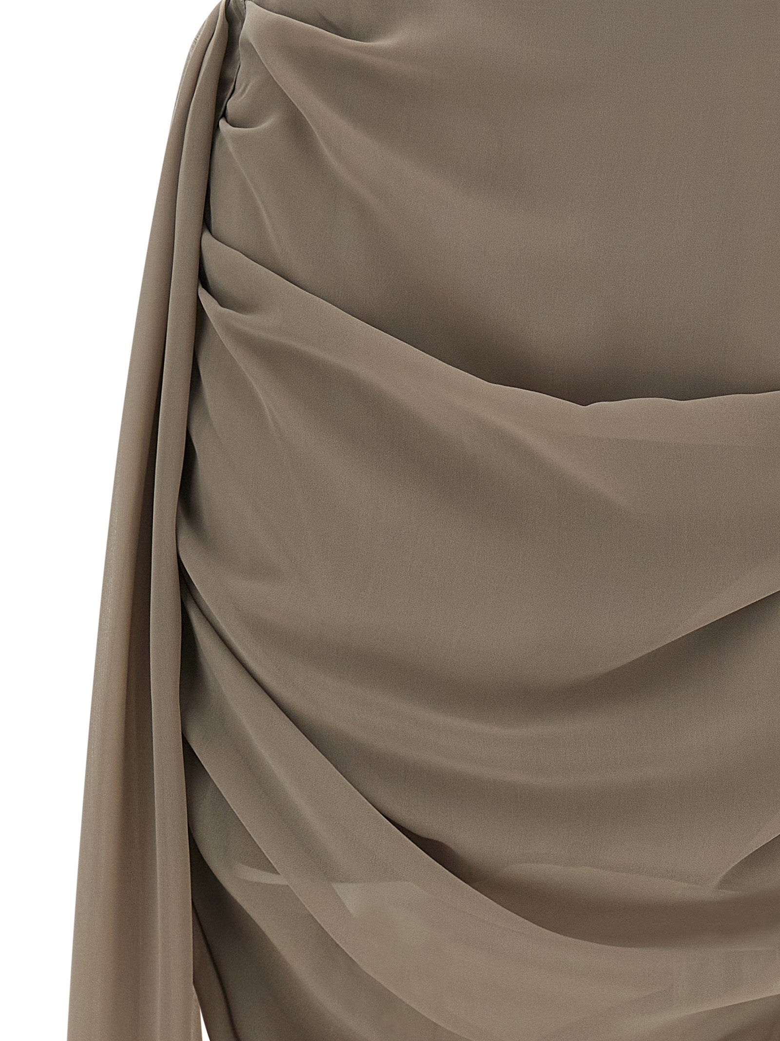 Rotate Birger Christensen 'Chiffon Draped' Mini Skirt