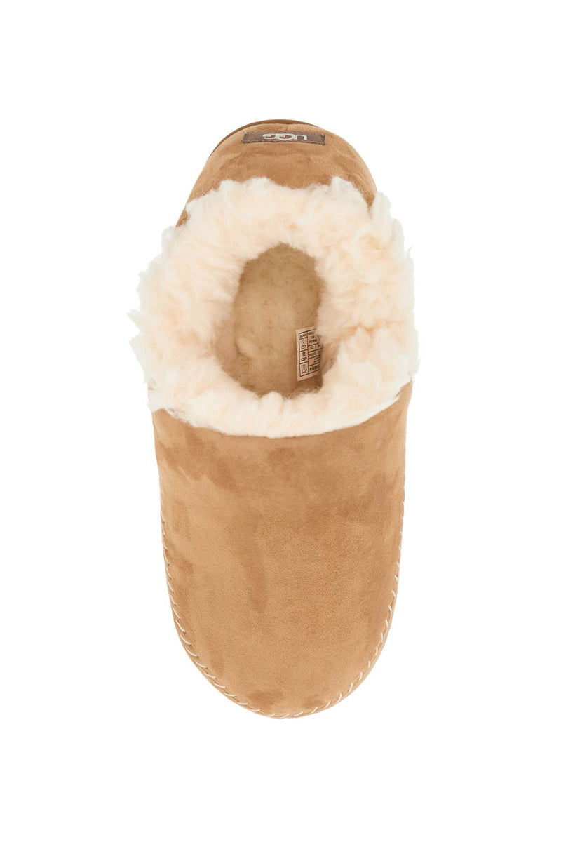 Ugg 'Leather Suede Slip-On Shoes Beige