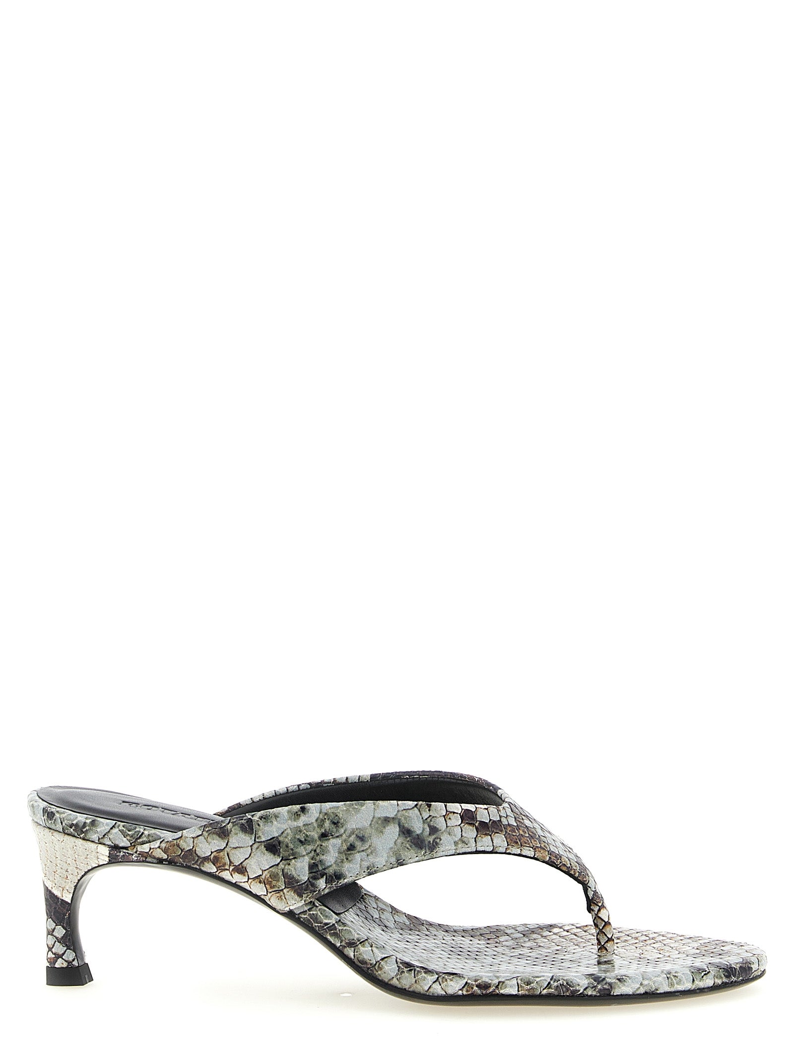 Rotate Birger Christensen Snake Leather Mules