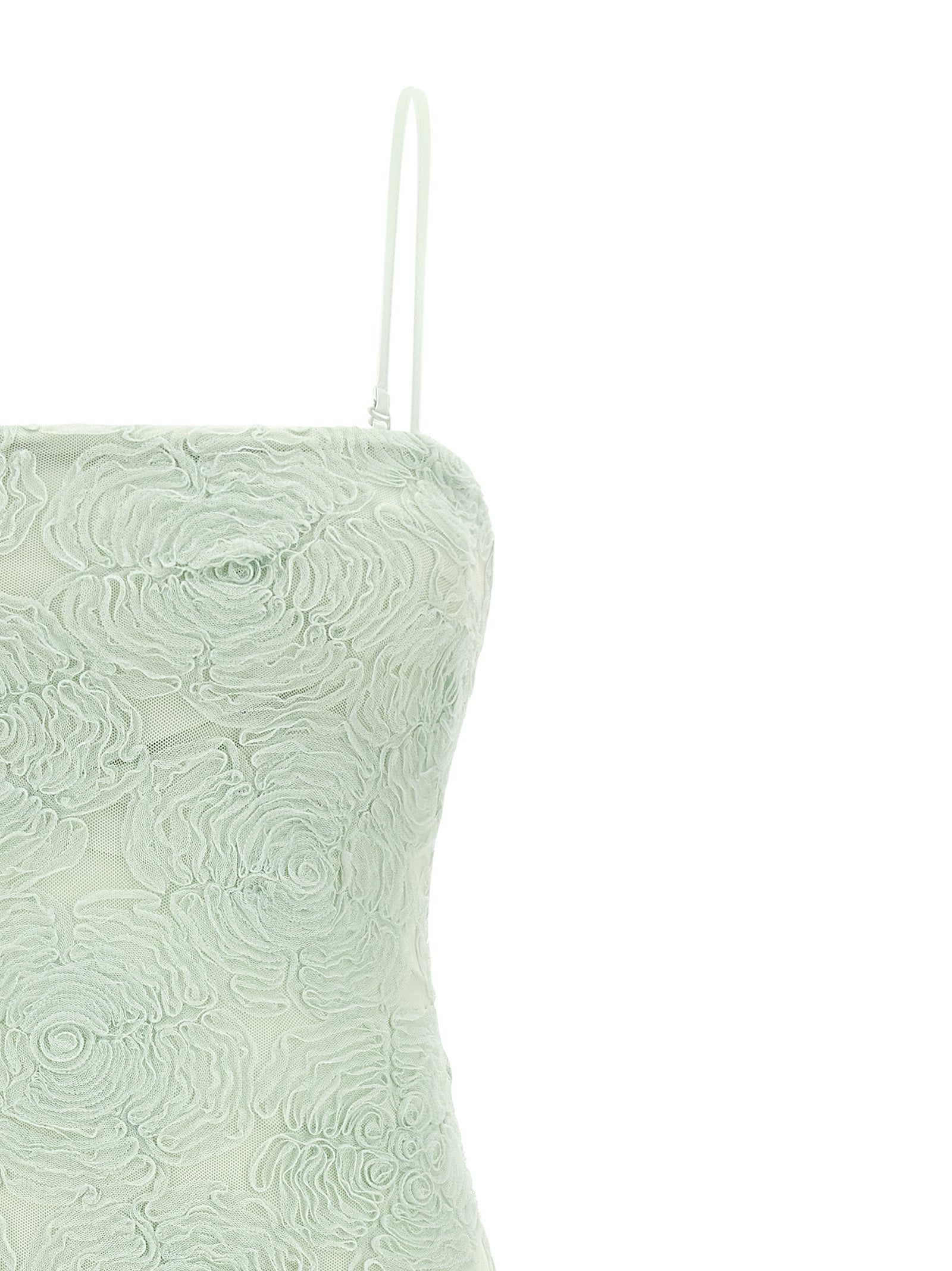 Rotate Birger Christensen 'Flower Mesh Flounce' Dress