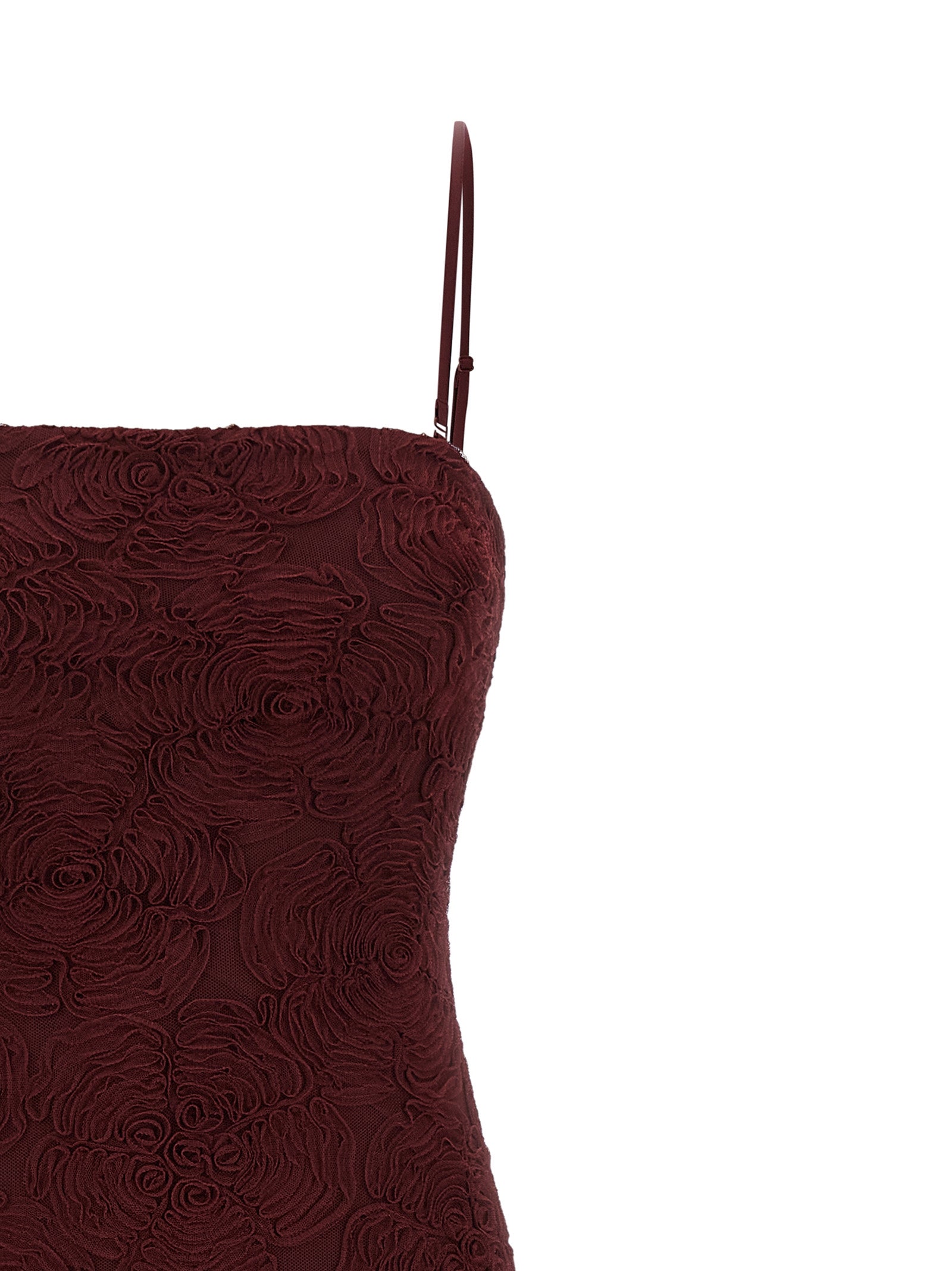 Rotate Birger Christensen 'Flower Mesh Flounce' Dress
