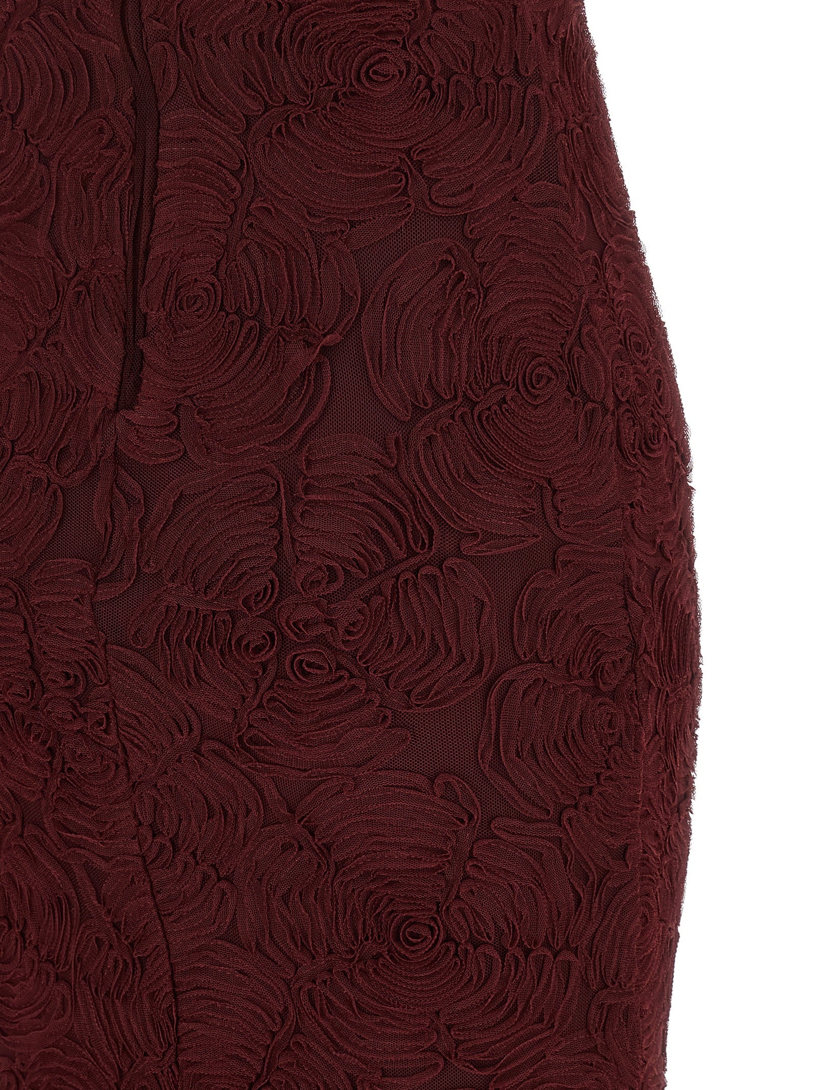 Rotate Birger Christensen 'Flower Mesh Flounce' Dress