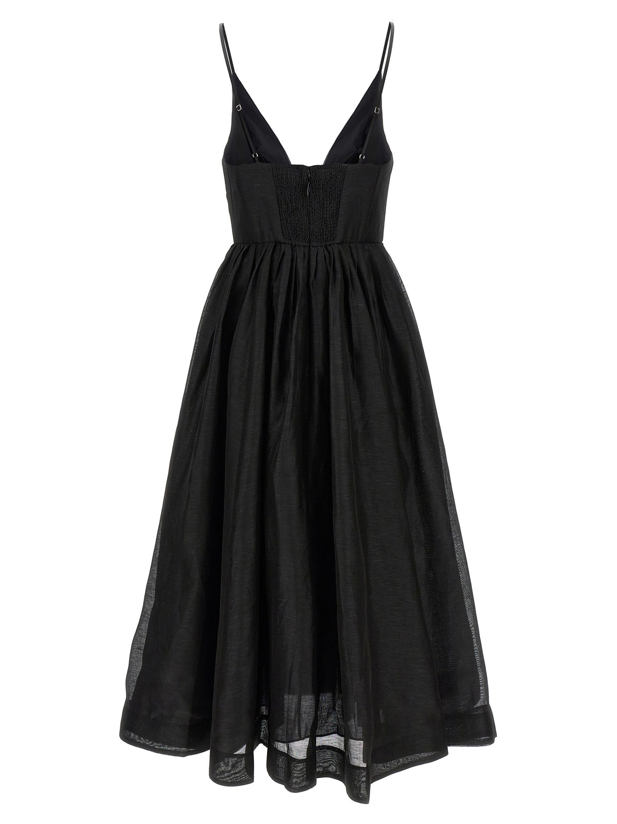 Zimmermann 'Illustration V Neck Midi' Dress
